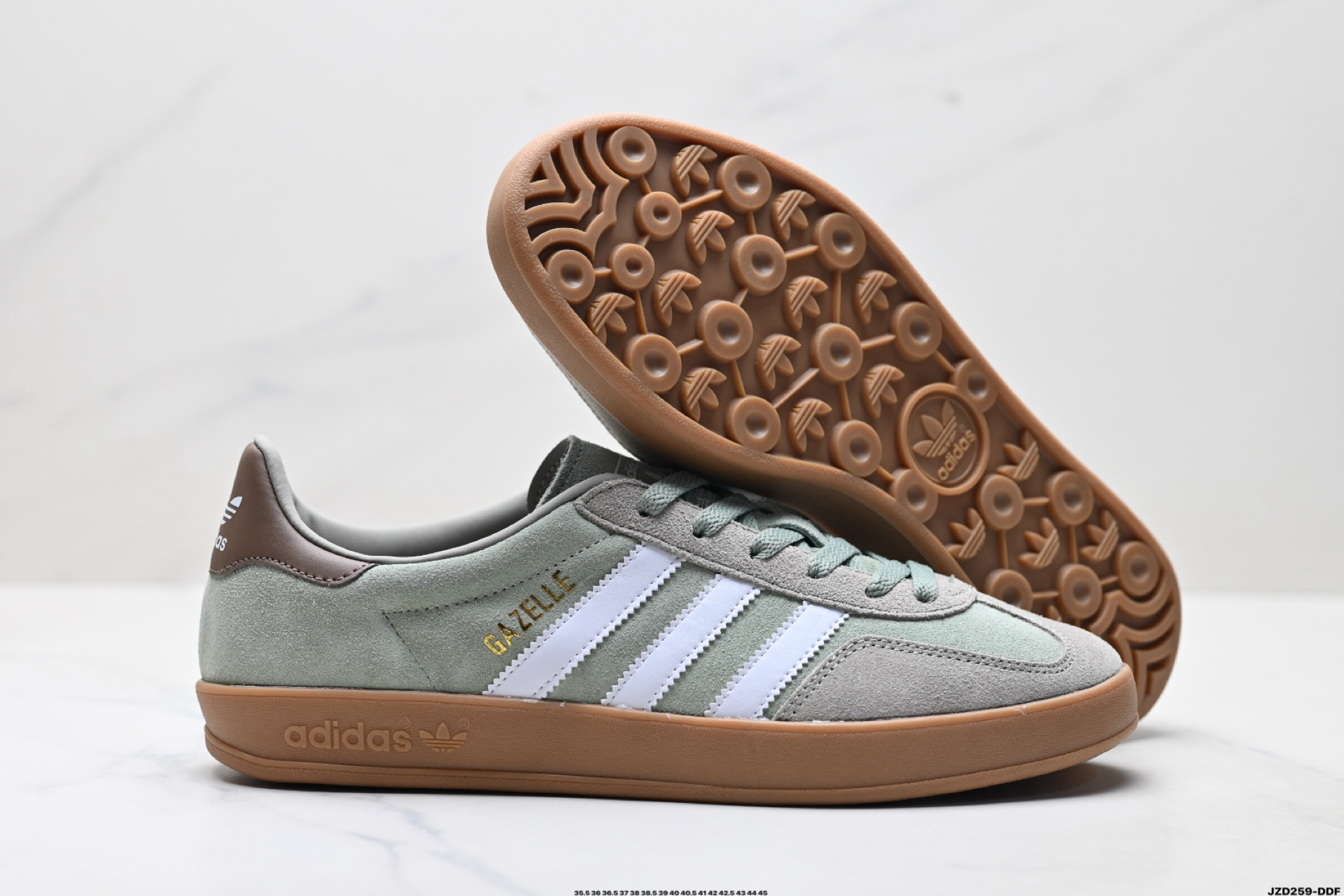 150 Adidas Originals Gazelle INdoor 三叶草休闲防滑耐磨低帮板鞋 JI2711