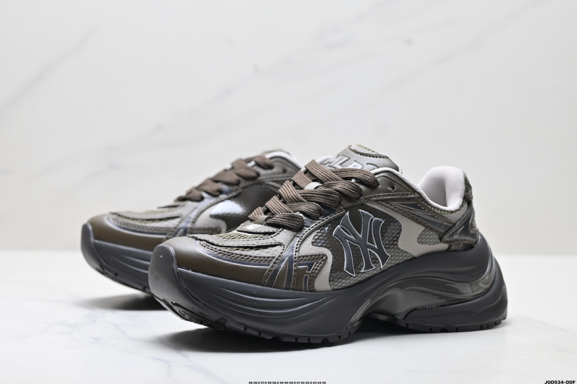 190 MLB CURVE RUNNER SPEED 百搭舒适休闲潮流厚底增高防滑耐磨 低帮 老爹鞋 3ARNC045N