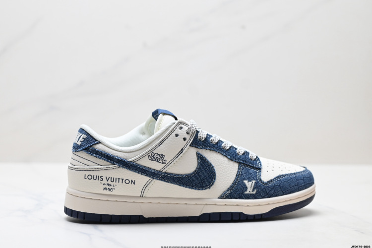 Louis Vuitton x Nike Dunk Low: שילוב אופנתי של יוקרה וספורט 1 Louis Vuitton x Nike Dunk Low: שילוב אופנתי של יוקרה וספורט