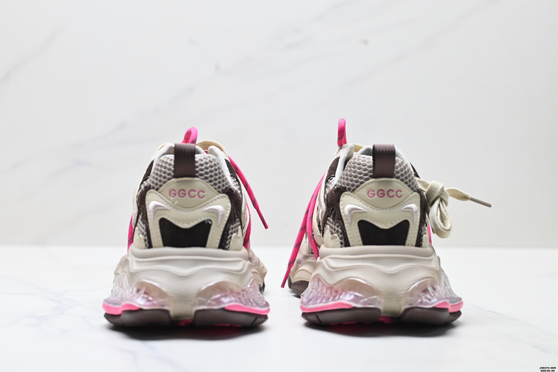 张艺凡同款GGCC反叛星球2025秋季新款做旧老爹鞋女厚底休闲鞋 GX25X