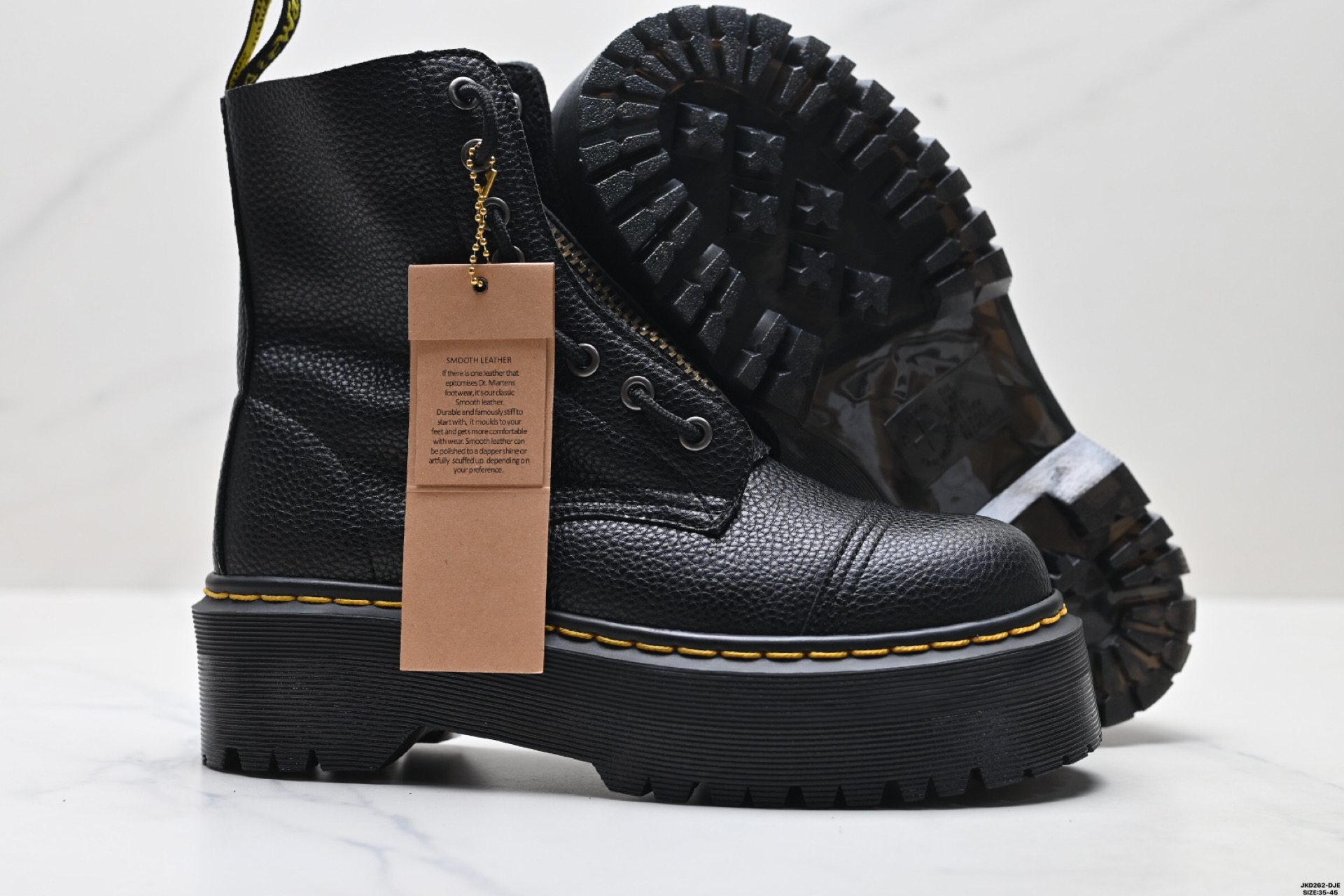 Dr.martens马丁 SINCLAIR系列 皮革粒面 拉链 松糕高帮英伦骑士朋克复古机车厚底粗跟马丁靴-莆田鞋,莆田鞋货源,高仿鞋,高仿鞋货源,安福档口,莆田高仿鞋,莆田鞋批发,高仿鞋批发,莆田高仿运动鞋,高仿运动鞋,莆田运动鞋 Dr.martens马丁 SINCLAIR系列 皮革粒面 拉链 松糕高帮英伦骑士朋克复古机车厚底粗跟马丁靴