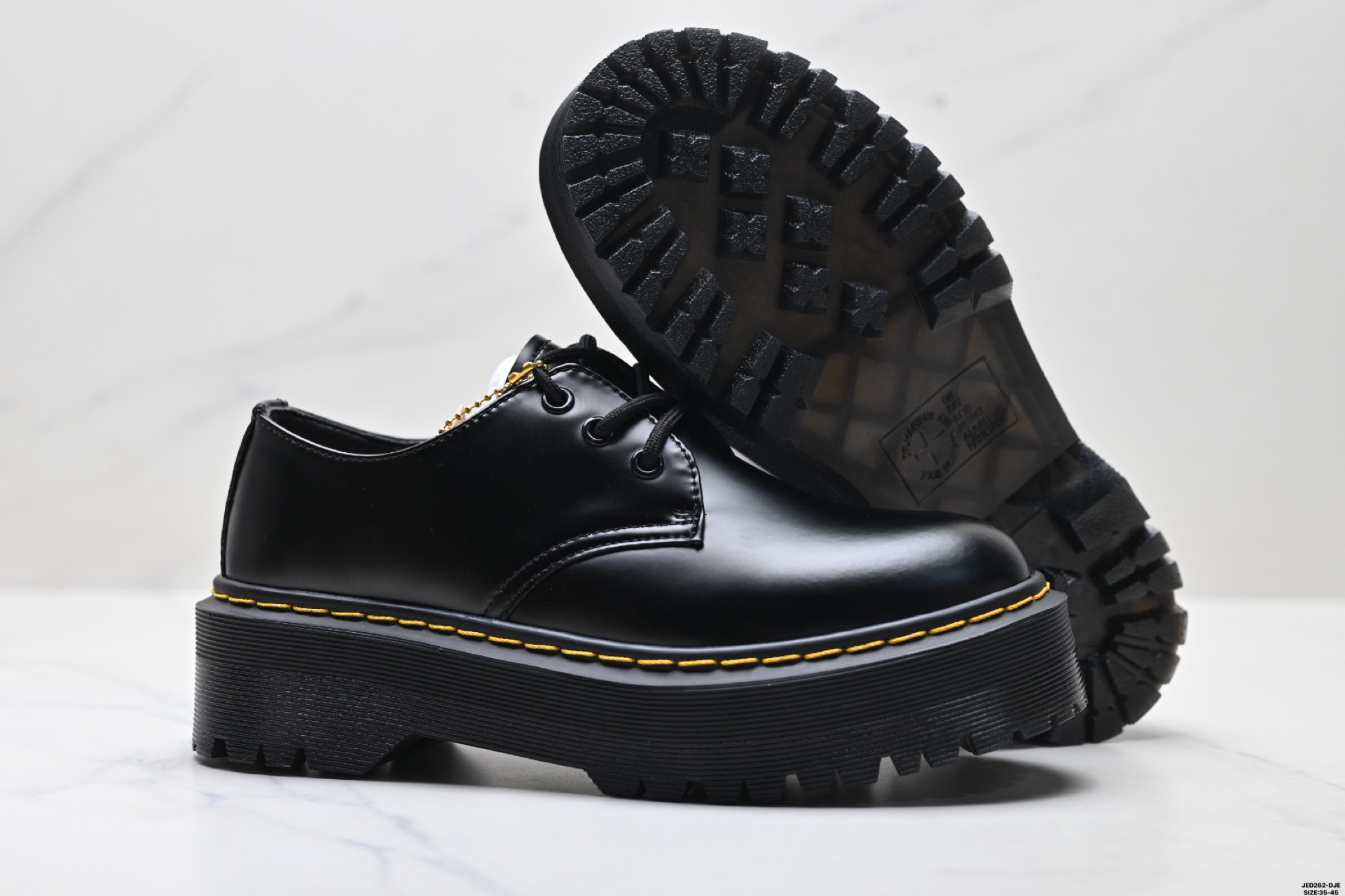 Dr.Martens马丁 1461 Quad 皮革 复古百搭 舒适简约 低帮休闲皮鞋 R11822202