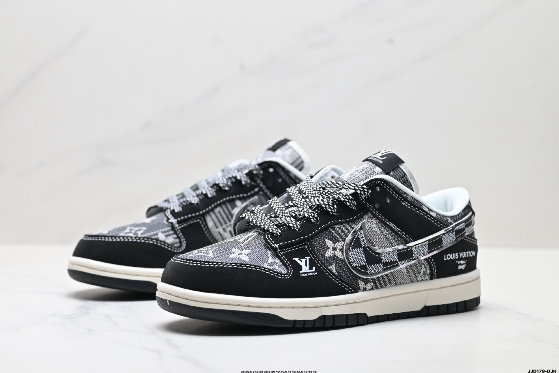 Nike Dunk Low Retro x Louis Vuitton Personalizadas Zapatillas Casuales Hombre Mujer 5 i1760371505279 241 0 3
