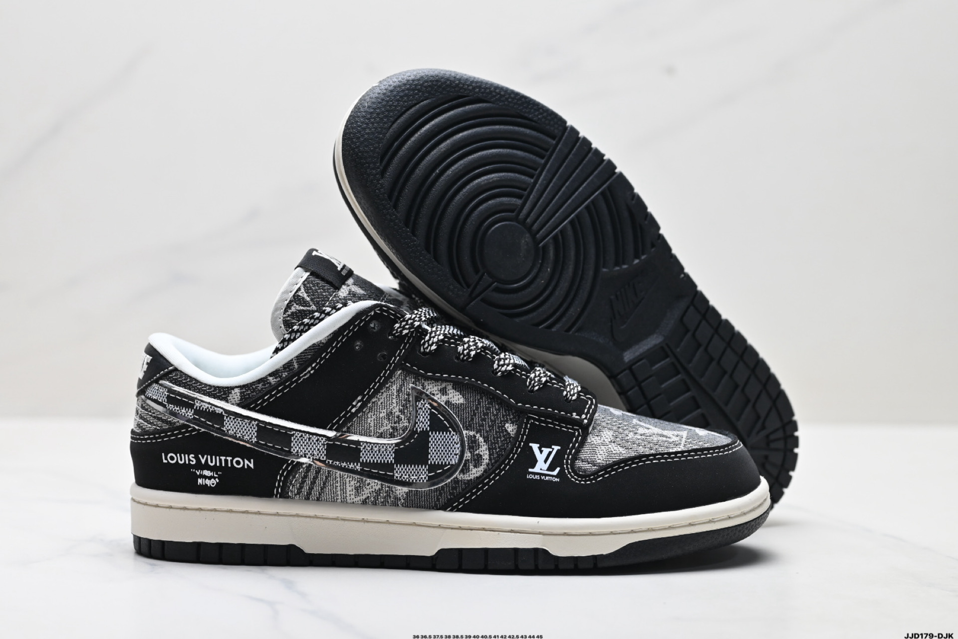 Nike Dunk Low Retro x Louis Vuitton Personalizadas Zapatillas Casuales Hombre Mujer 6 i1760371505279 485 0 4