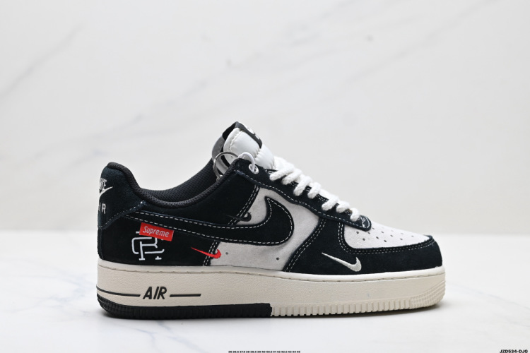 Nike Air Force 1 '07 Low-Top Sneakers - Black/White, Versatile & Comfortable 1 Nike Air Force 1 ’07 Low-Top Sneakers – Black/White, Versatile & Comfortable
