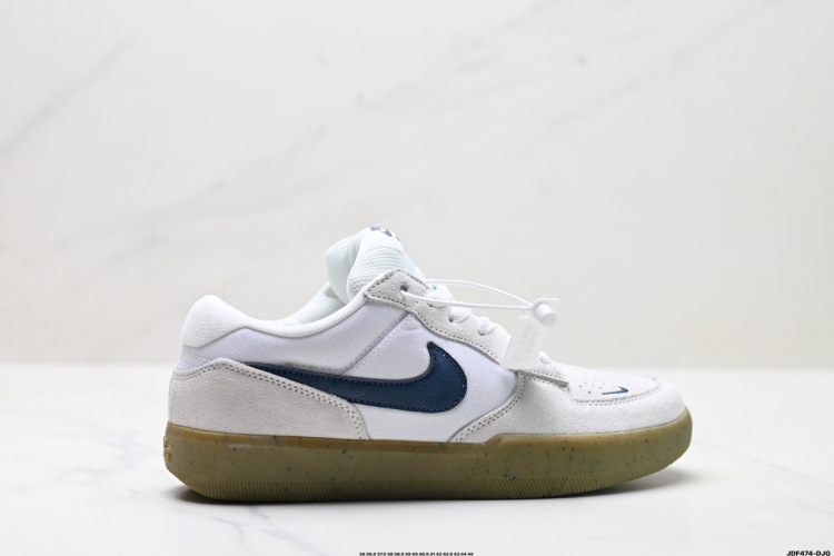 Nike SB Force 58 White/Navy Low-Top Skateboarding Shoes DV5477-403 1 Nike SB Force 58 White/Navy Low-Top Skateboarding Shoes DV5477-403