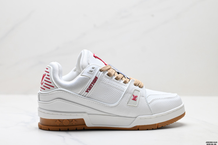 Louis Vuitton Trainer Sneaker Low White Casual Shoes Size 36-46 1 Louis Vuitton Trainer Sneaker Low White Casual Shoes Size 36-46