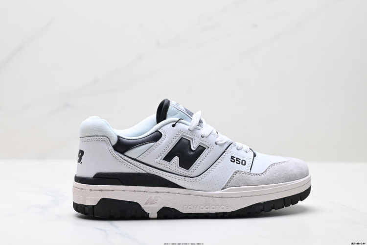 New Balance BB550 Series White/Black Retro Casual Running Shoes Sneakers 1 New Balance BB550 Series White/Black Retro Casual Running Shoes Sneakers