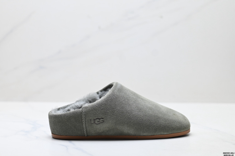 UGG ELEA SLIP-ON, Comfortable Suede Upper, Sheep Wool Lining, Rubber Sole Mules 1 UGG ELEA SLIP-ON, Comfortable Suede Upper, Sheep Wool Lining, Rubber Sole Mules