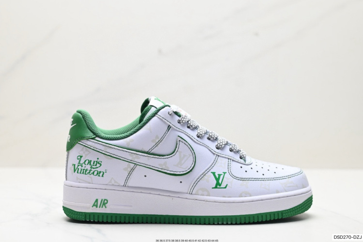 Louis Vuitton x Air Force 1 Low White Green Casual Sneakers CH6336-600 1 Louis Vuitton x Air Force 1 Low White Green Casual Sneakers CH6336-600