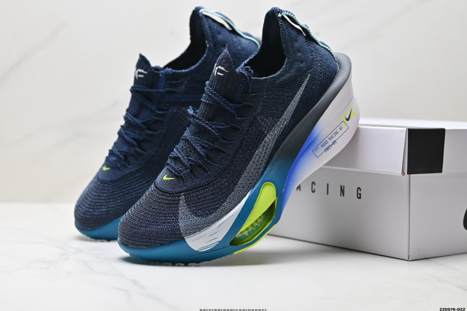 270 Nike Air Zoom Alphafly Next%3 耐克 耐磨透气支撑平衡 低帮 气垫 马拉松跑步鞋 FD8311-401