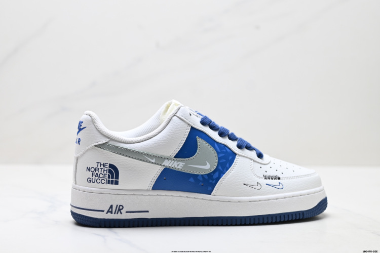 Nike Air Force 1 '07 Louis Vuitton White Blue Custom Sneakers 1 Nike Air Force 1 ’07 Louis Vuitton White Blue Custom Sneakers