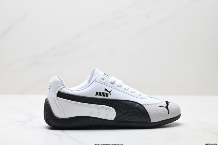 Puma Speedcat OG Lifestyle Sneakers - White/Black, Anti-Slip, Durable 1 Puma Speedcat OG Lifestyle Sneakers – White/Black, Anti-Slip, Durable