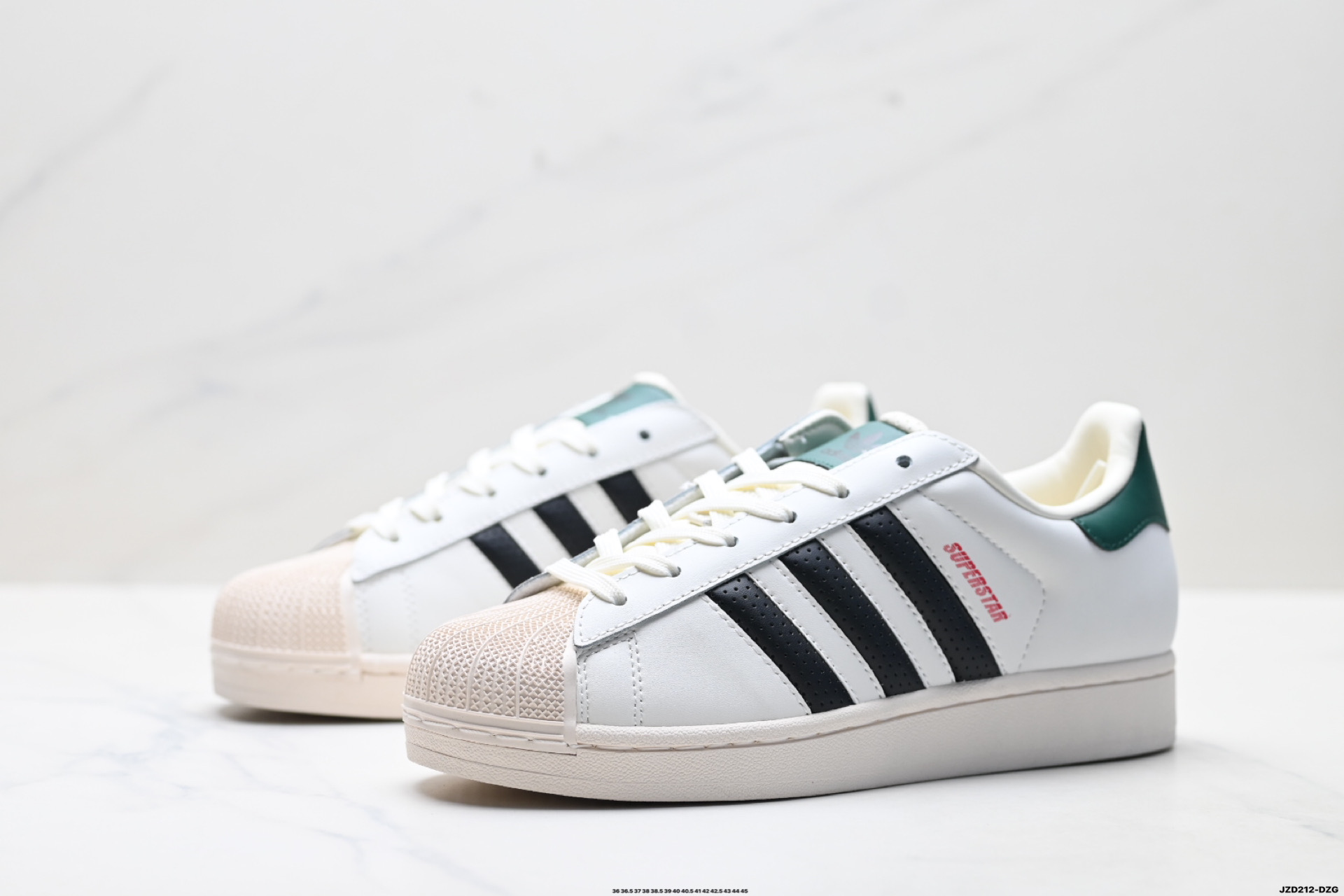 160 阿迪达斯Adidas三叶草 Originals Super Pride RM贝壳头系列低帮经典百搭休闲运动板鞋 JP9228