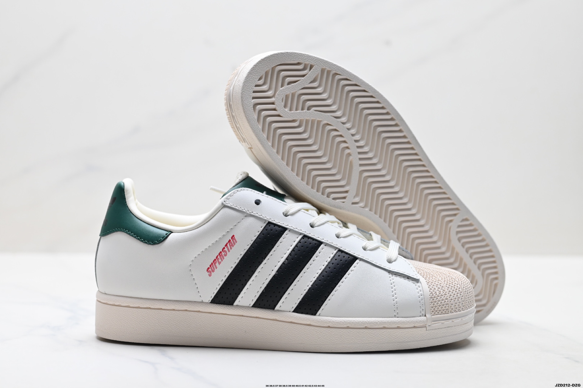 160 阿迪达斯Adidas三叶草 Originals Super Pride RM贝壳头系列低帮经典百搭休闲运动板鞋 JP9228