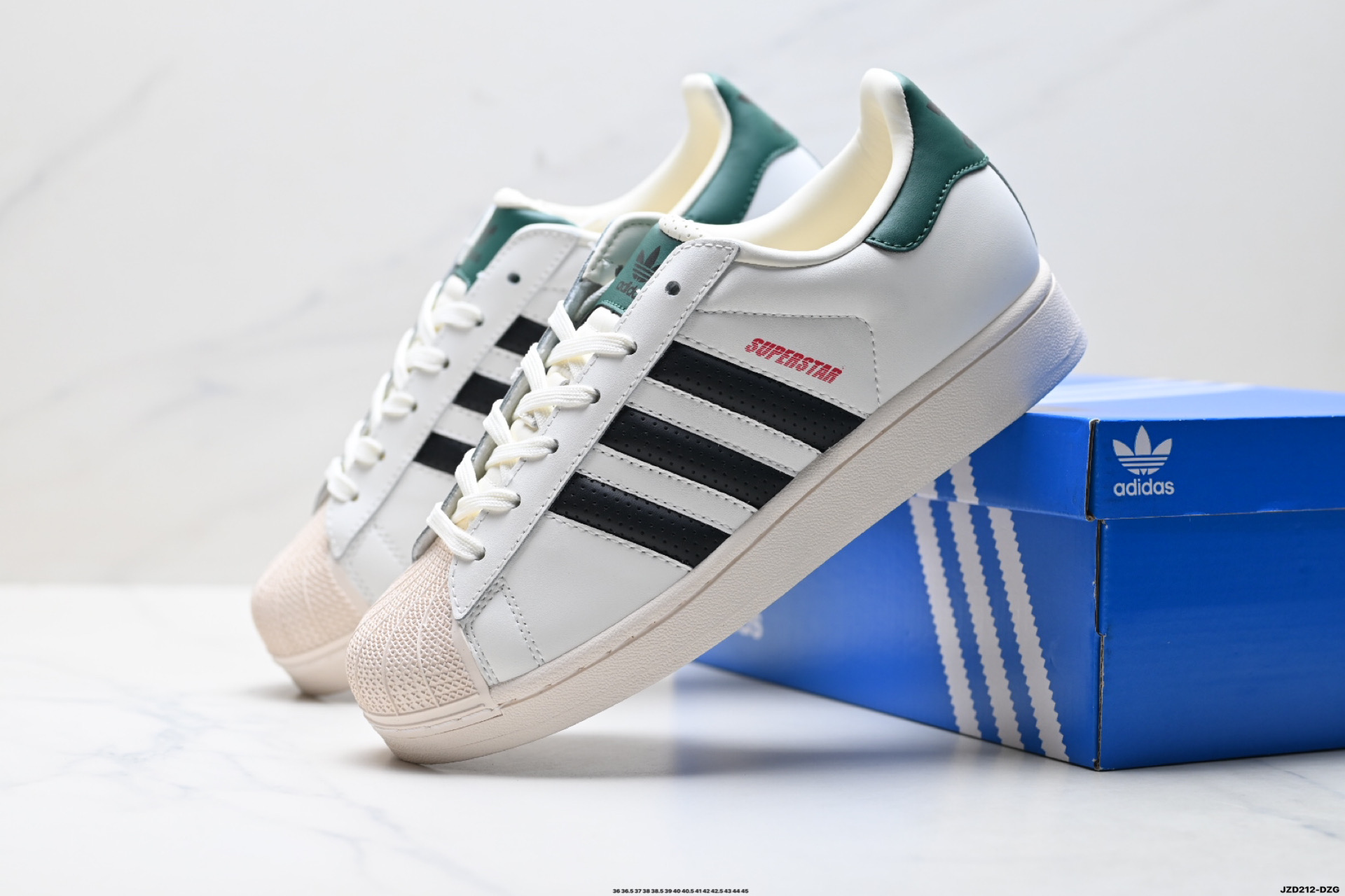 160 阿迪达斯Adidas三叶草 Originals Super Pride RM贝壳头系列低帮经典百搭休闲运动板鞋 JP9228