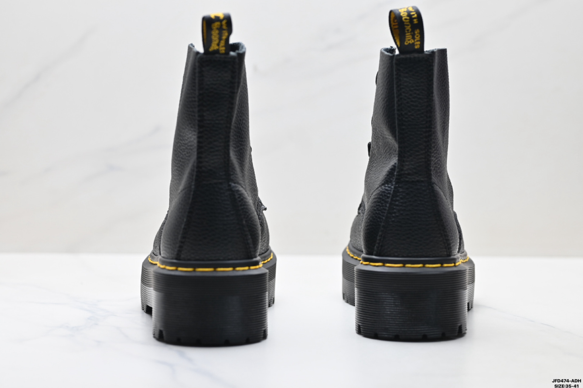 190 Dr.martens马丁 2970系列 皮革粒面 拉链 松糕高帮英伦骑士朋克复古机车厚底粗跟马丁靴