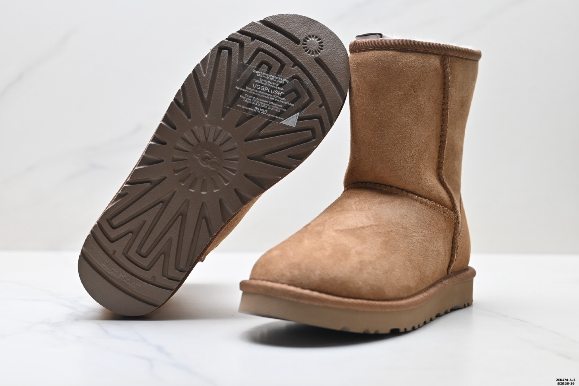 280 UGG CLASSIC SHORT II 麂皮 高筒保暖雪地靴 1016223-Chinese UA Cheap High Quatity Brand Clothes Bags handbags Sneakers wholesale wholesaler seller from China Factory suppliers Fashion Clothing Shoes best Quality Beautiful Price 280 UGG CLASSIC SHORT II 麂皮 高筒保暖雪地靴 1016223