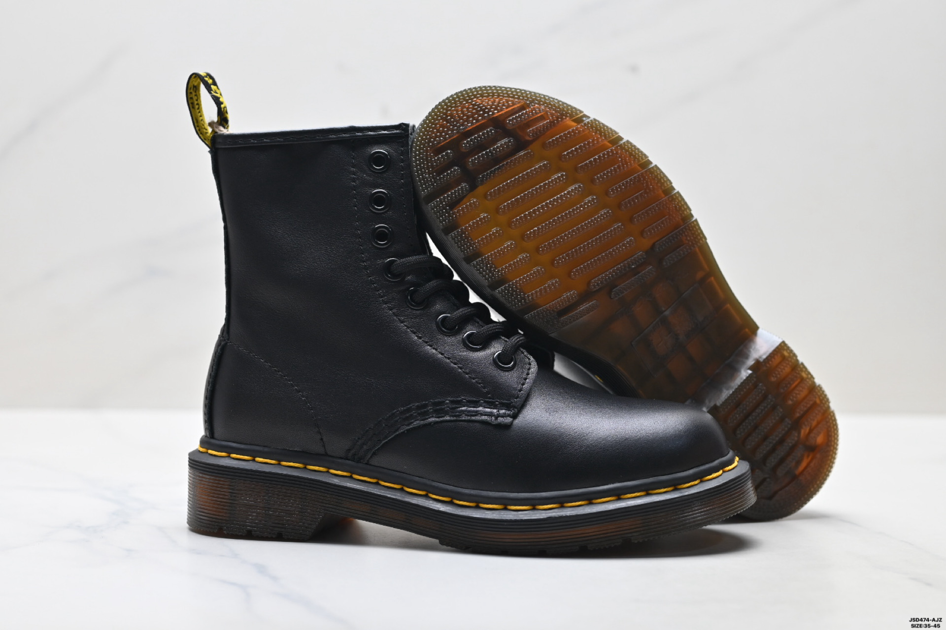 220 Dr.martens马汀博士 Martens 1460 Smooth Leather Platform系列松糕高帮英伦骑士朋克复古机车厚底粗跟 马丁靴 R1182