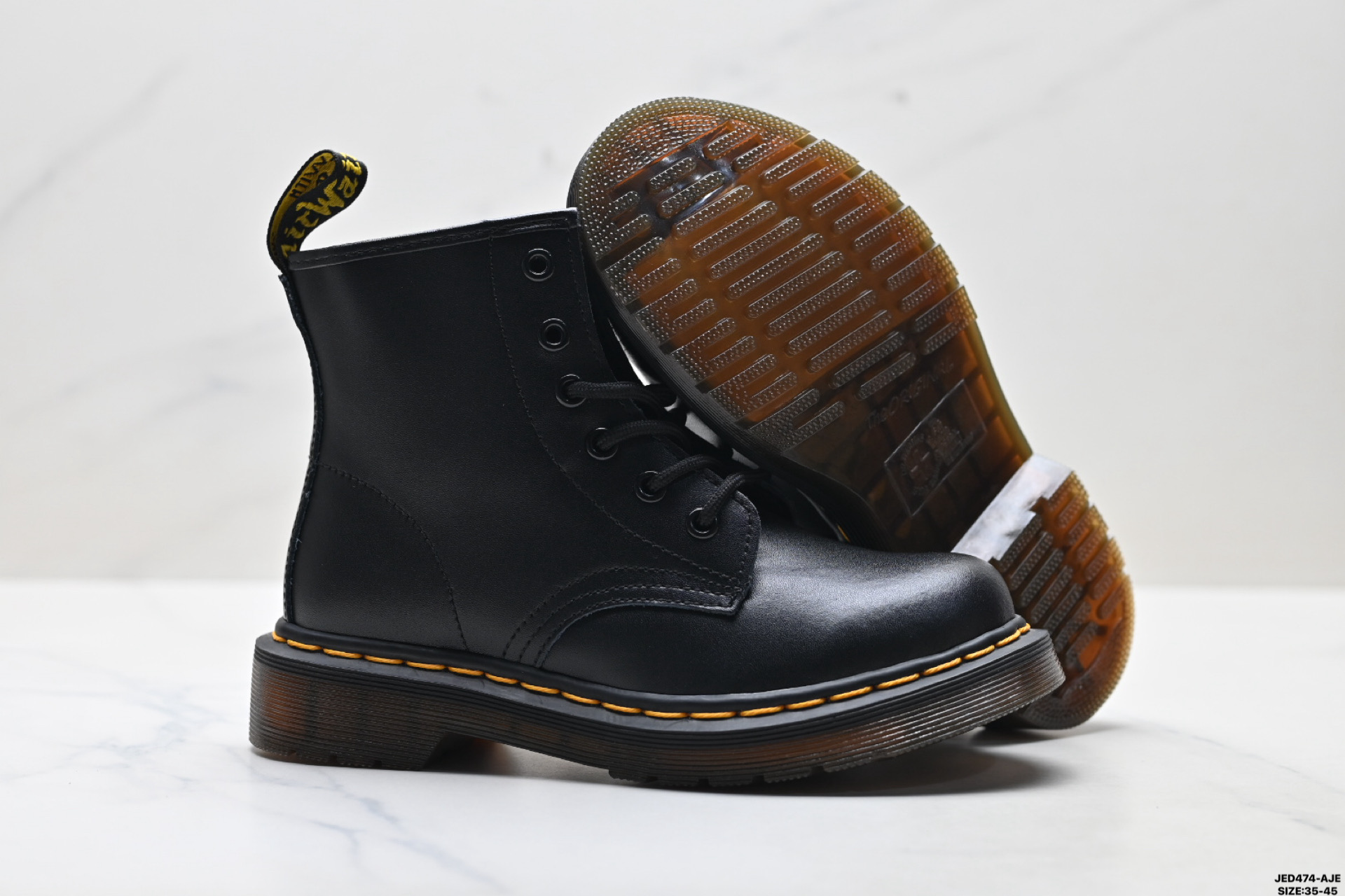 170 Dr.martens马汀博士 Martens 1046 Smooth Leather Platform系列松糕高帮英伦骑士朋克复古机车厚底粗跟 马丁靴 R1182