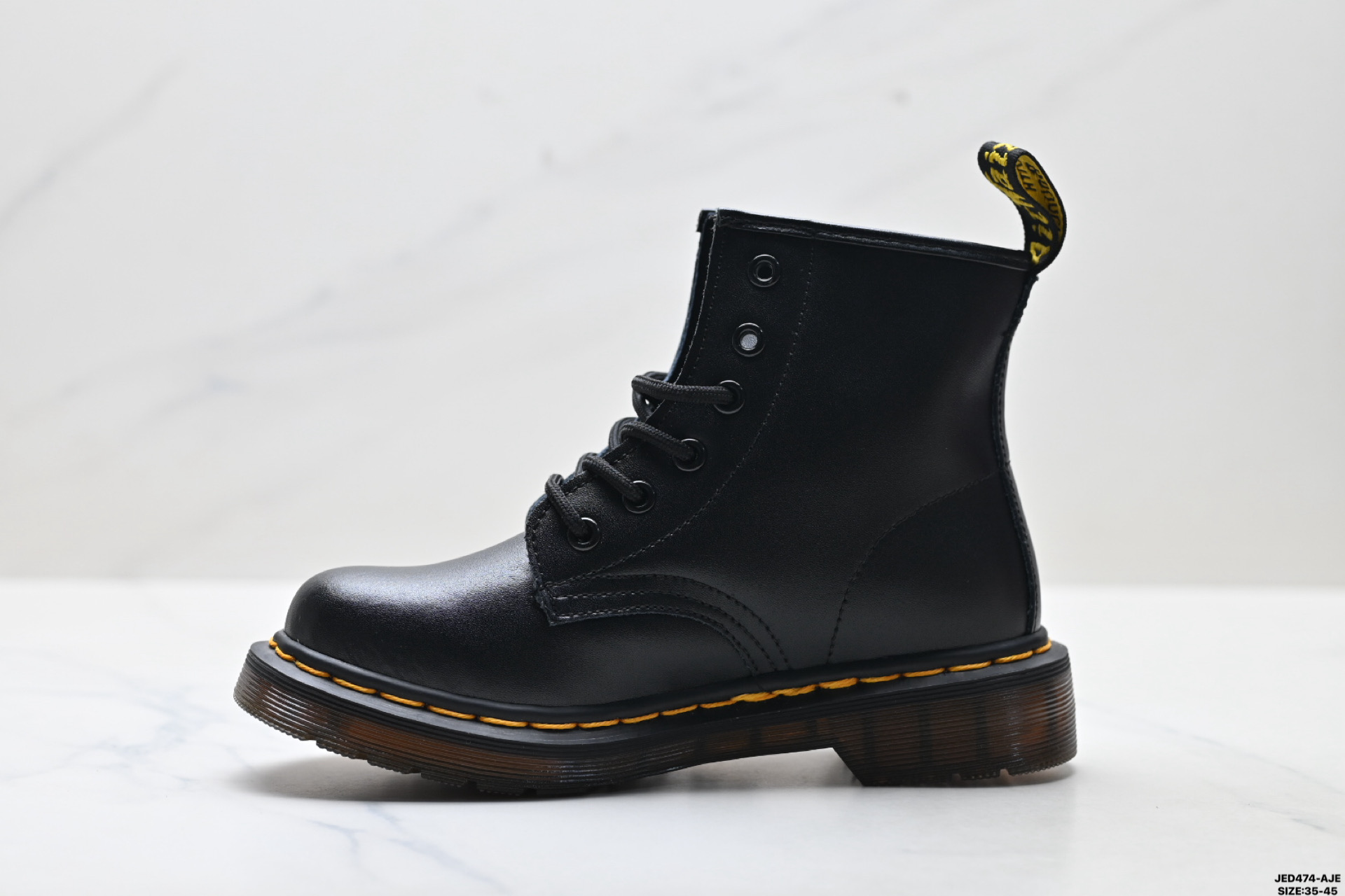 170 Dr.martens马汀博士 Martens 1046 Smooth Leather Platform系列松糕高帮英伦骑士朋克复古机车厚底粗跟 马丁靴 R1182