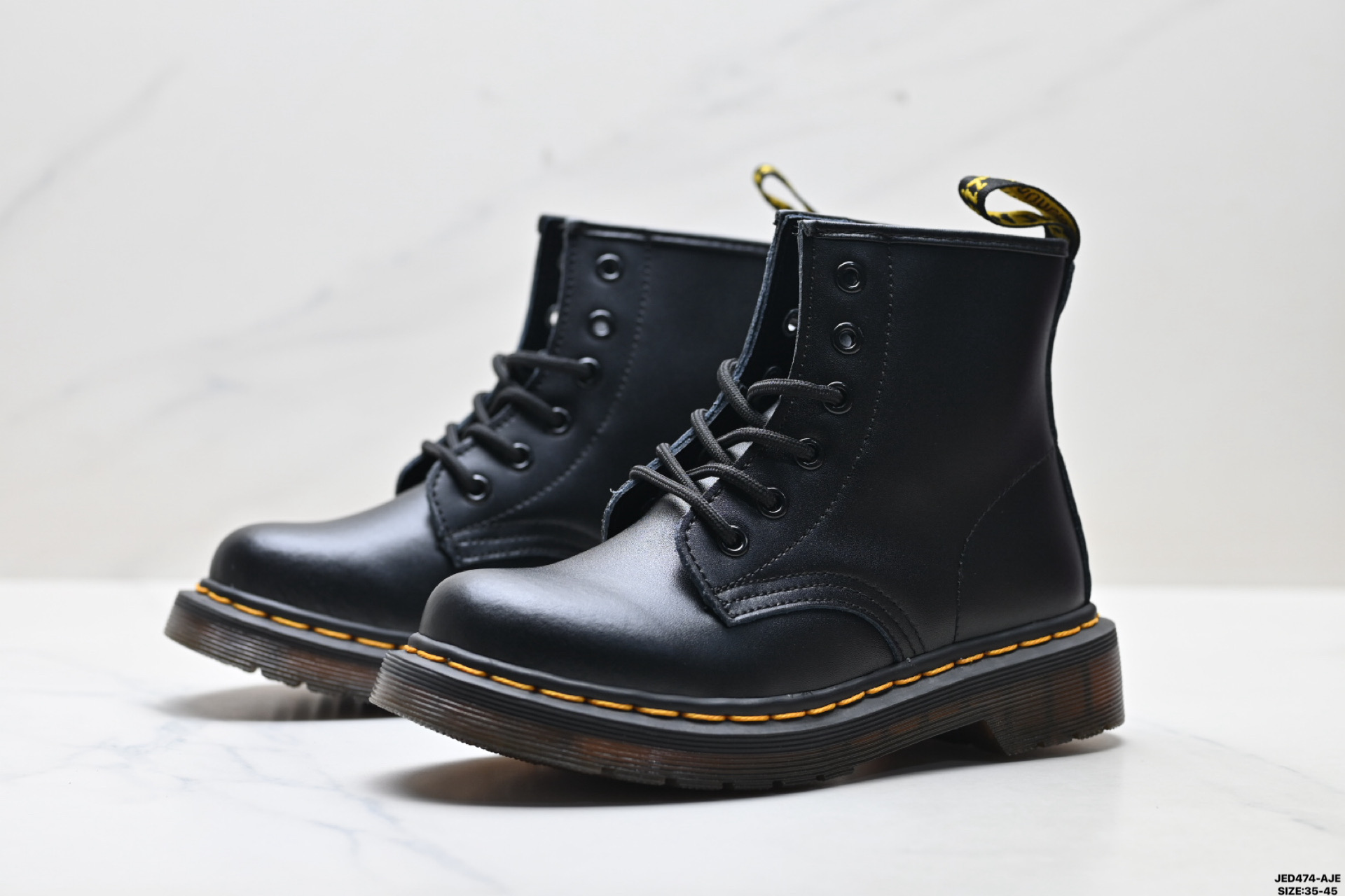 170 Dr.martens马汀博士 Martens 1046 Smooth Leather Platform系列松糕高帮英伦骑士朋克复古机车厚底粗跟 马丁靴 R1182