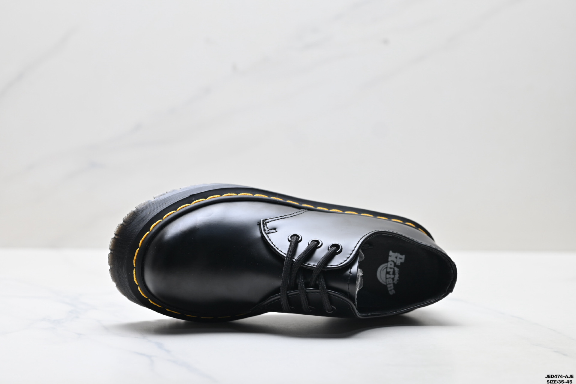 170 Dr.martens马汀博士 Martens 1461 Smooth Leather Platform系列松糕高帮英伦骑士朋克复古机车厚底粗跟 马丁靴 R1182