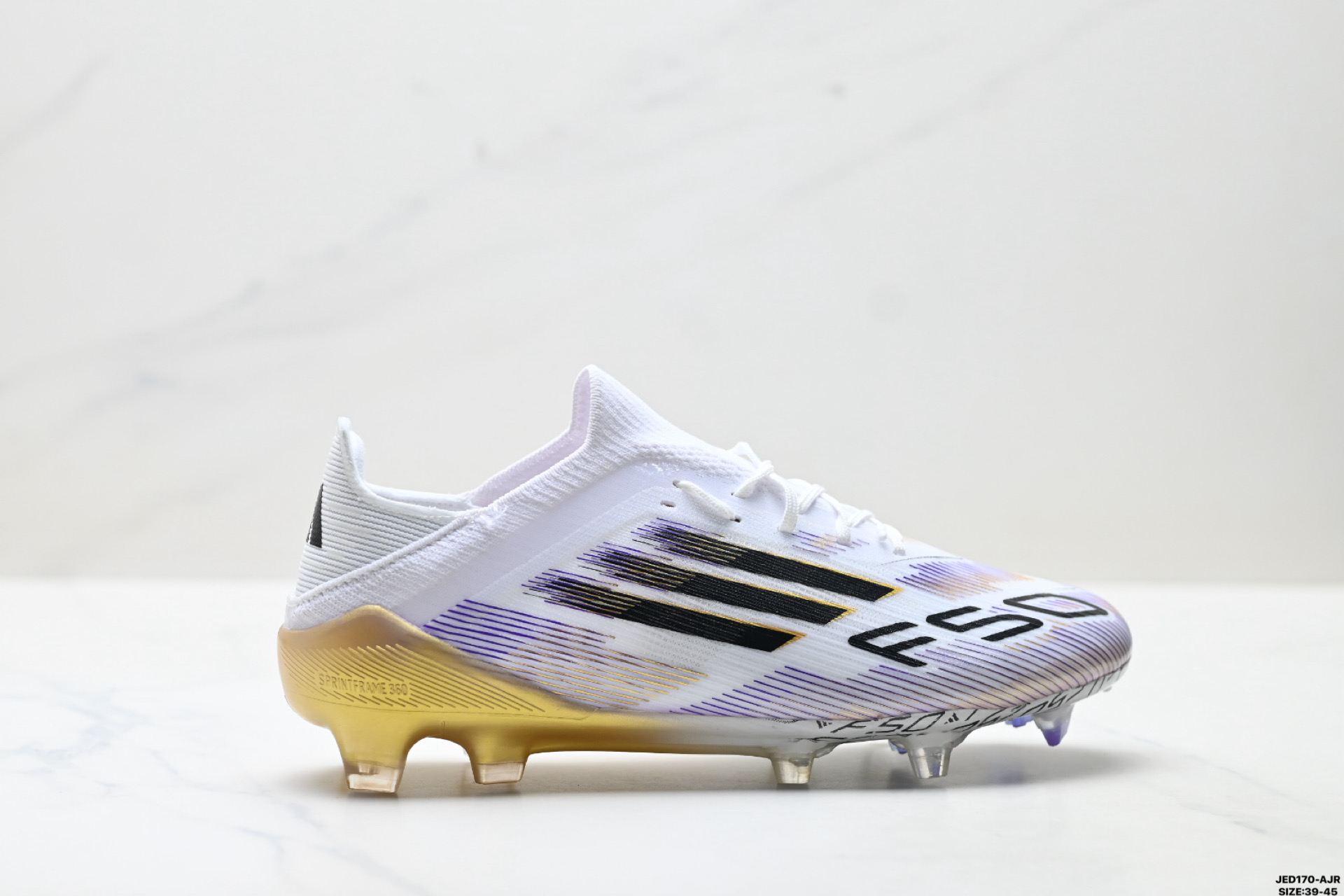 🈴💰140
公司级✅Adidas F50 ELITE 阿迪达斯 舒适百搭 防滑耐磨包裹性 足球鞋
该鞋款具备出众回弹缓震性能 助你在比赛中掌控配速和节奏 缔造出色比赛表现 
抓地设计搭配匠心鞋钉 助你在快速切入时轻松急停 鞋款采用合成材质 柔韧灵活 提供有力支撑和出色的触球感
货号:IE1203
ID:JED170-AJR