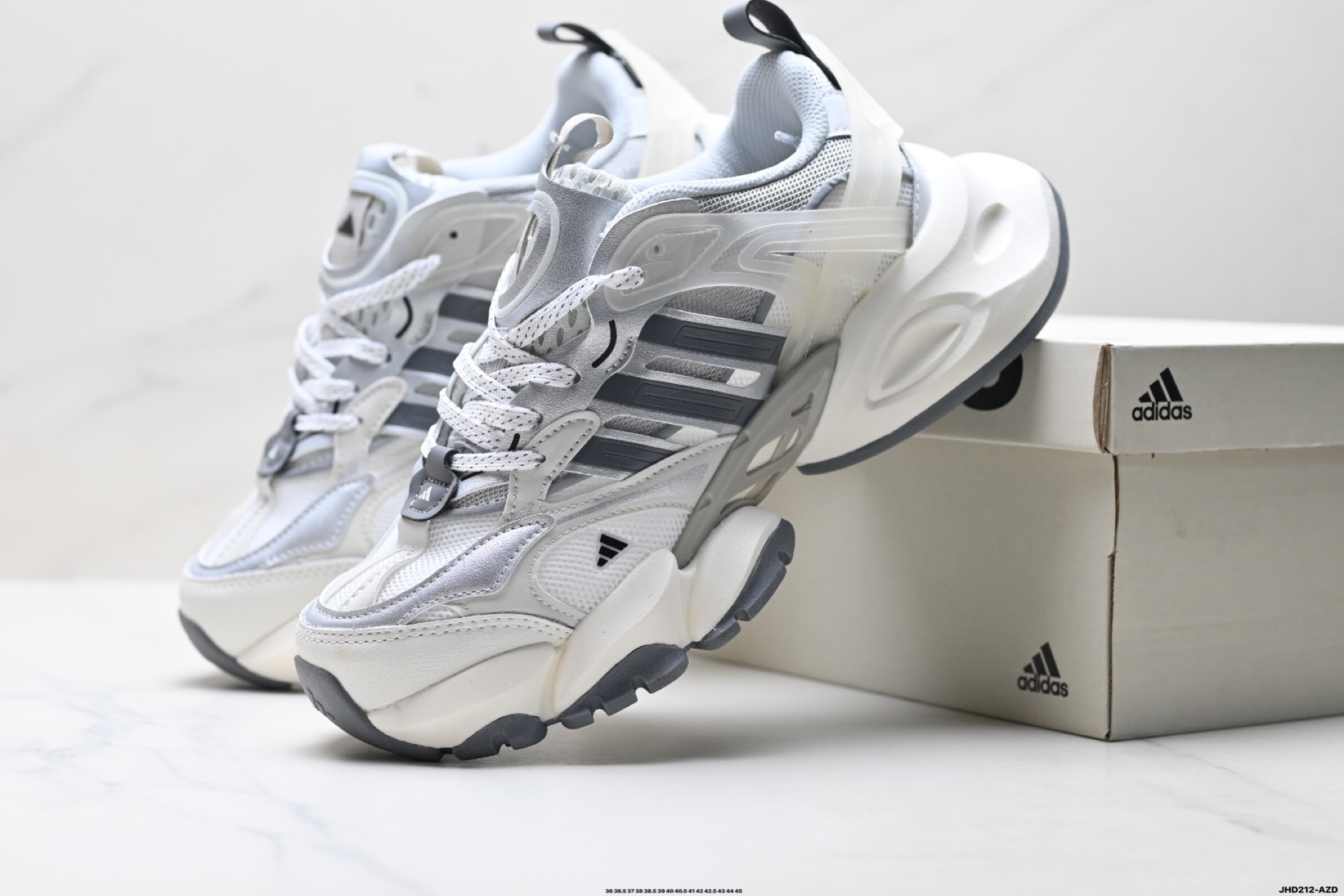 Adidas XLG RUNNER DELUXE系列阿迪达斯 低帮增高复古中性休闲运动老爹鞋 IH7802