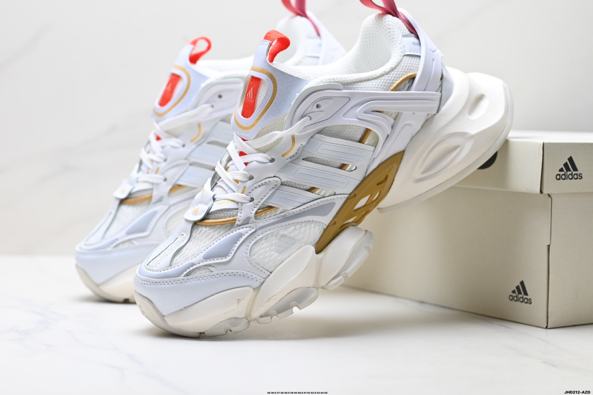 Adidas XLG RUNNER DELUXE系列阿迪达斯 低帮增高复古中性休闲运动老爹鞋 IH7802