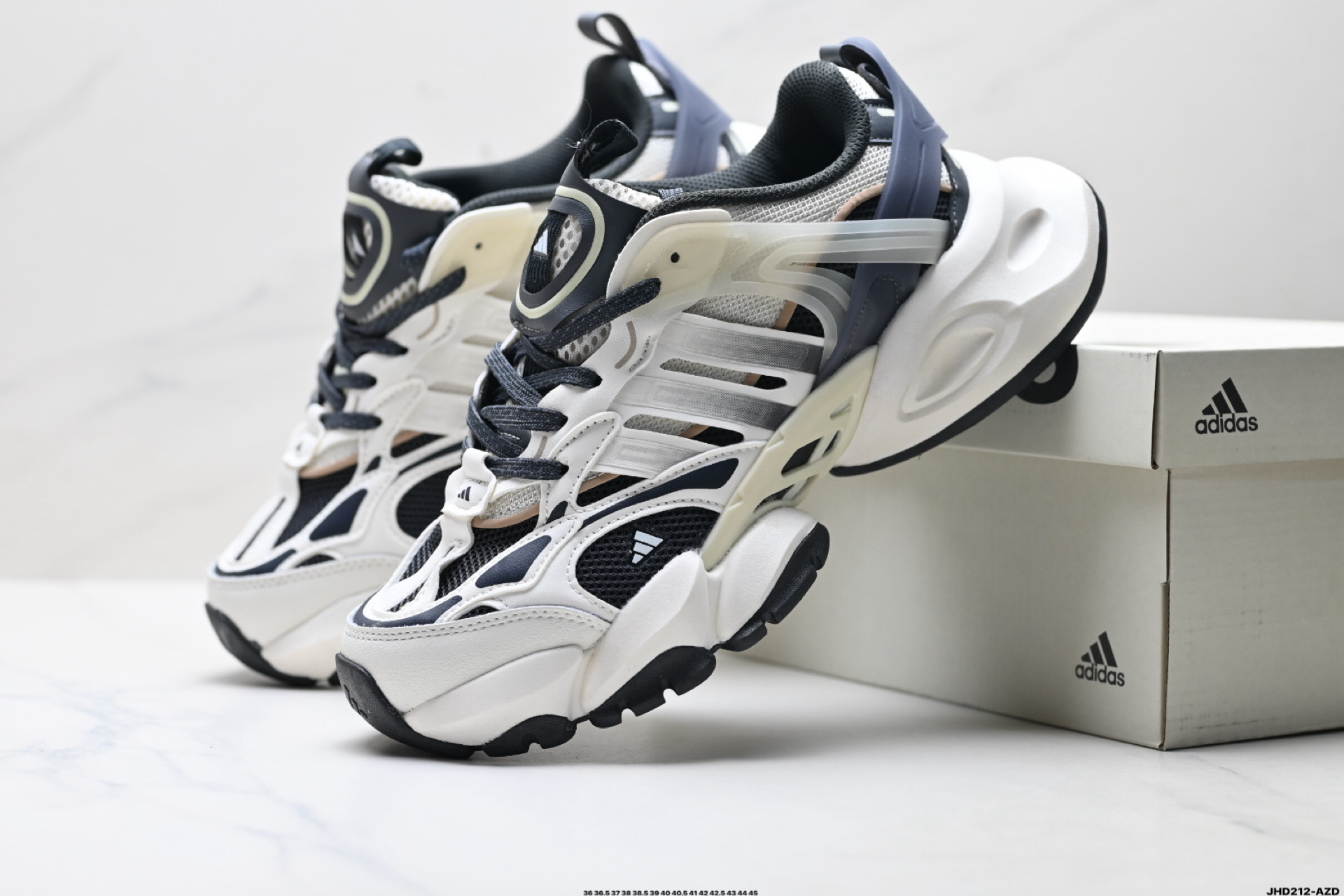 Adidas XLG RUNNER DELUXE系列阿迪达斯 低帮增高复古中性休闲运动老爹鞋 IH7802