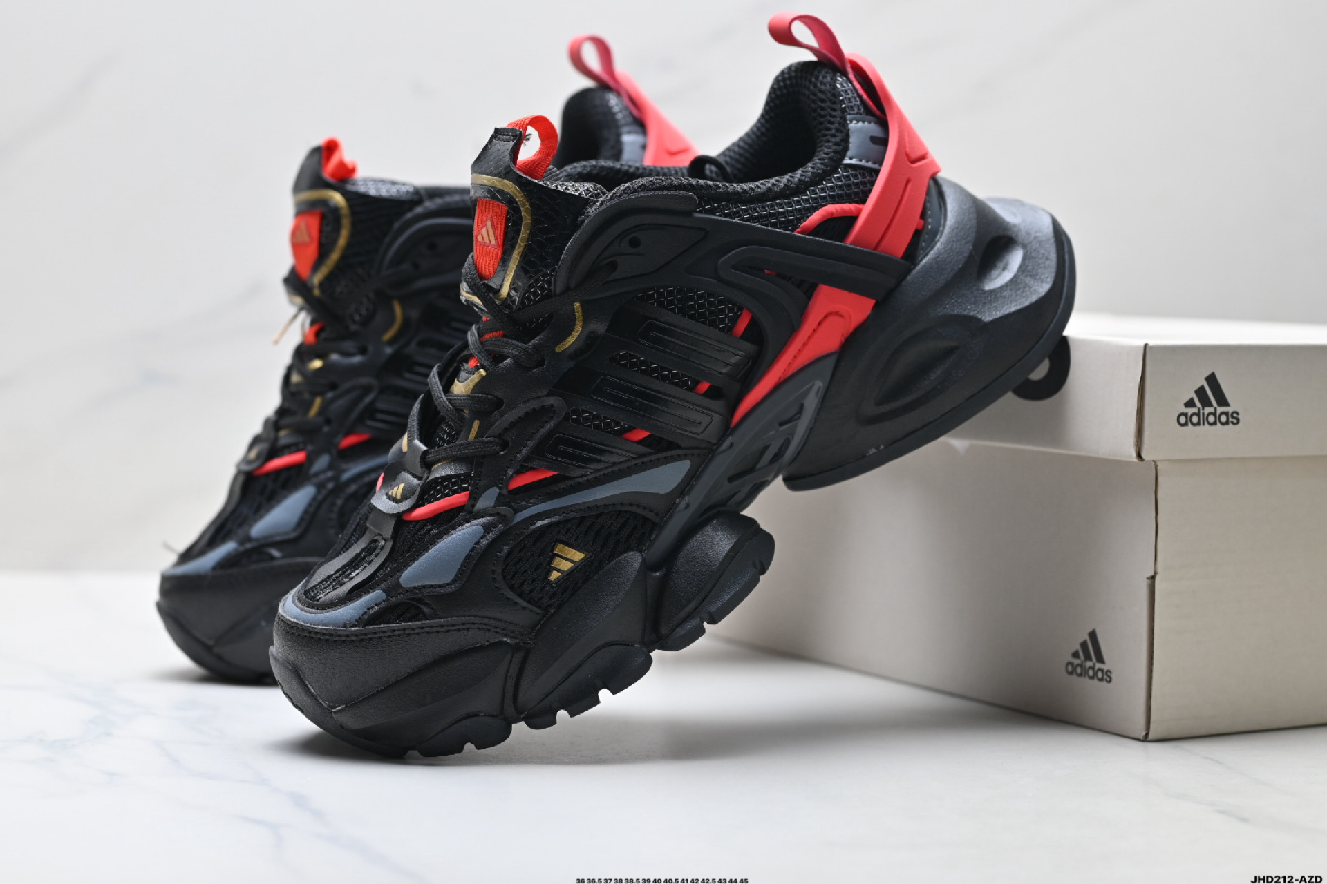 Adidas XLG RUNNER DELUXE系列阿迪达斯 低帮增高复古中性休闲运动老爹鞋 IH7802