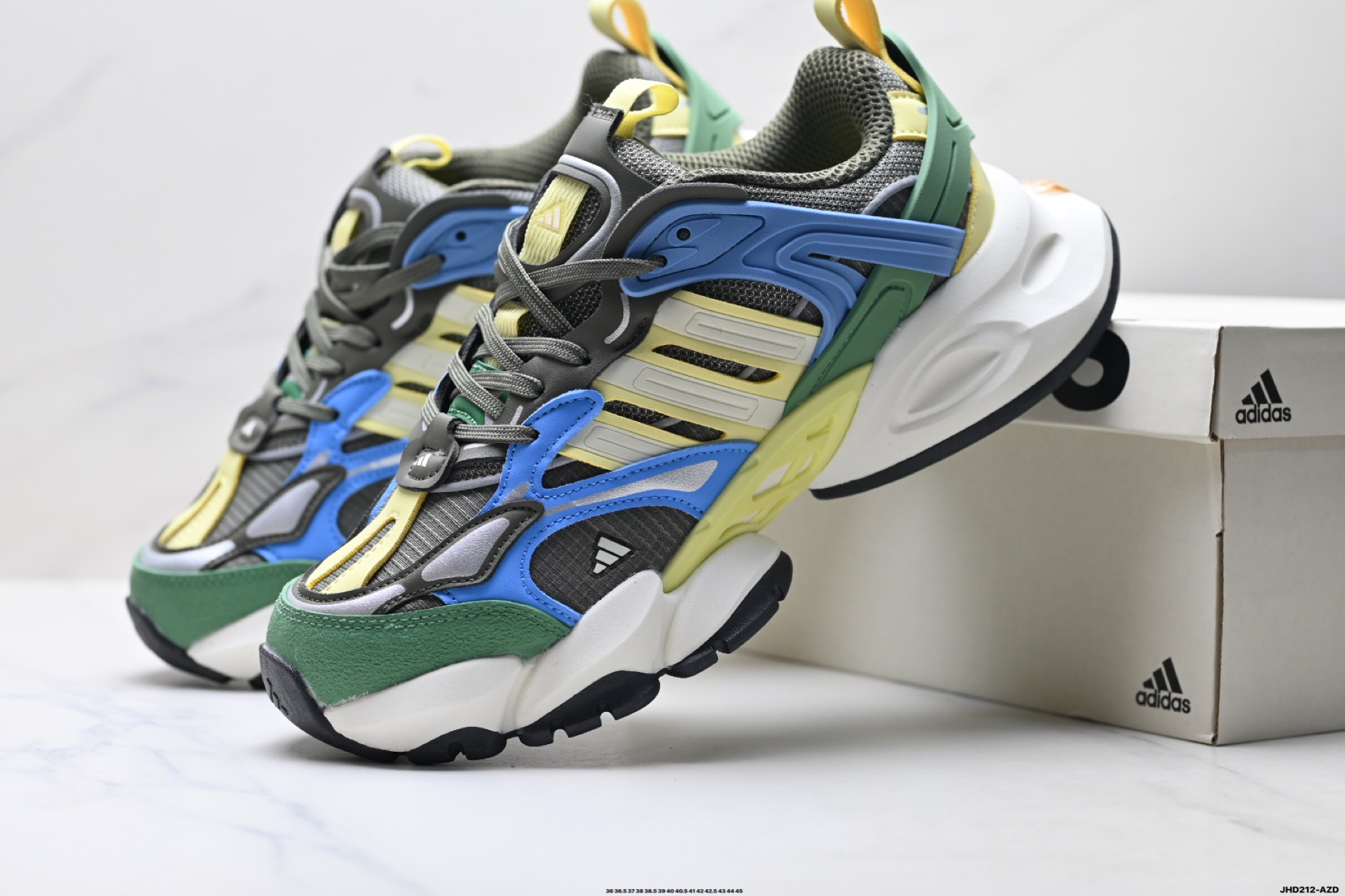 Adidas XLG RUNNER DELUXE系列阿迪达斯 低帮增高复古中性休闲运动老爹鞋 IH7802