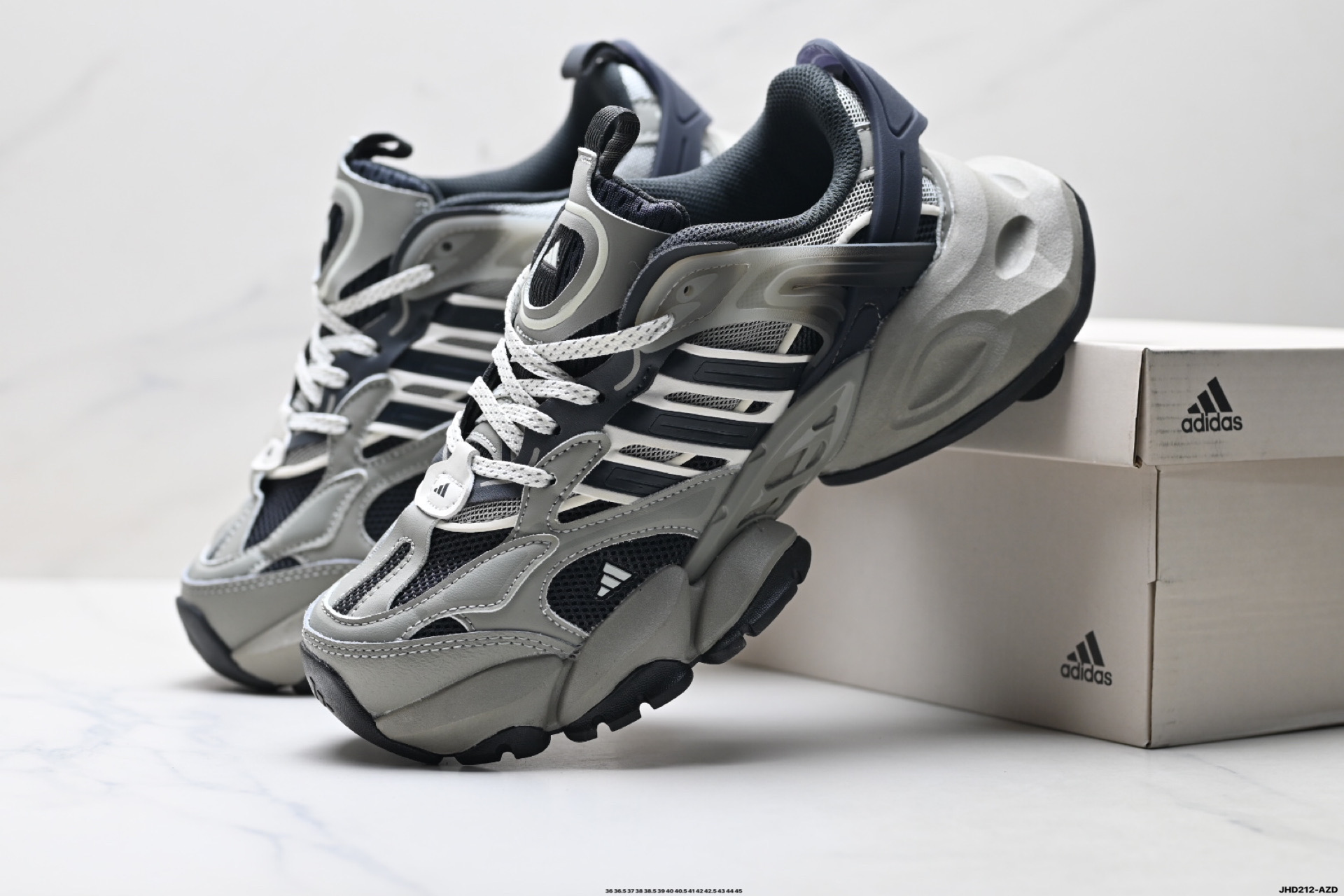 Adidas XLG RUNNER DELUXE系列阿迪达斯 低帮增高复古中性休闲运动老爹鞋 IH7802