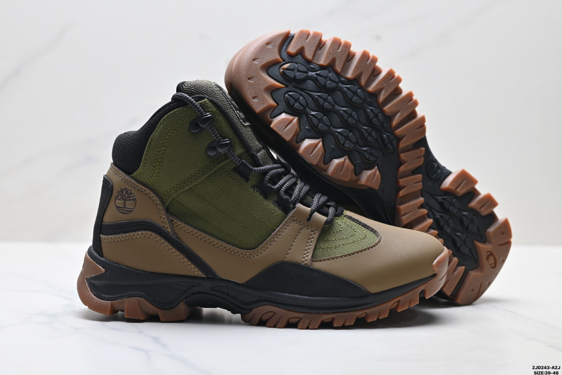 Timberland添柏岚 LACE HKR BOOST 户外防水抓地 中帮耐磨登山鞋 TB 0A68MR W02