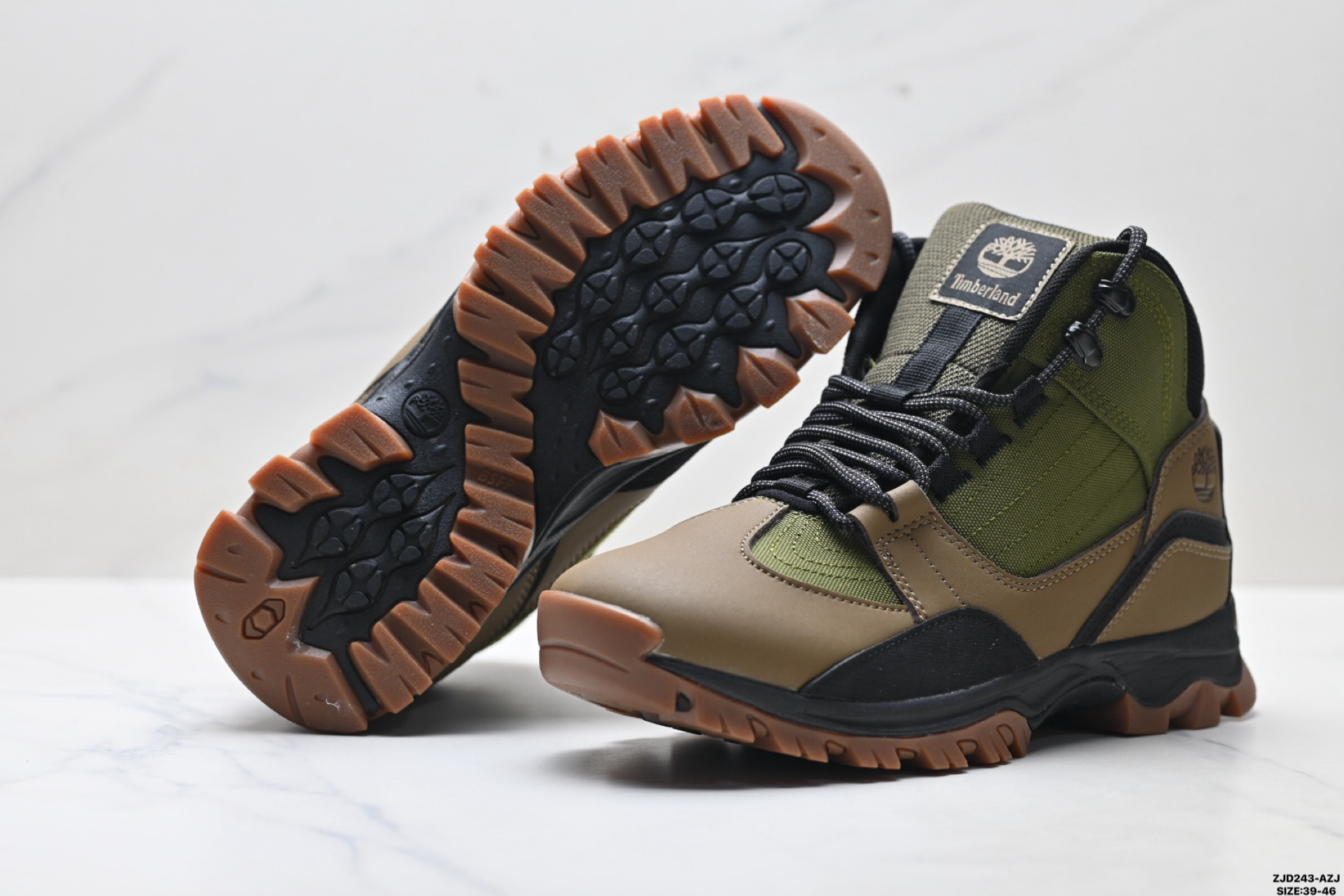 Timberland添柏岚 LACE HKR BOOST 户外防水抓地 中帮耐磨登山鞋 TB 0A68MR W02