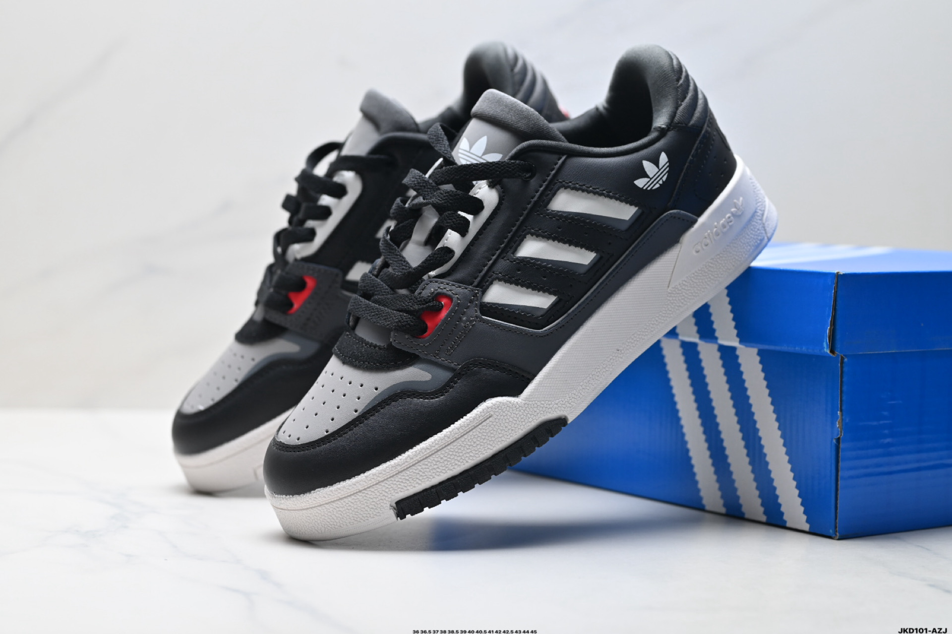 Adidas Originals Drop Step 42 Low 2 阿迪达斯 皮革系带 防滑耐磨 低帮板鞋 IG4332