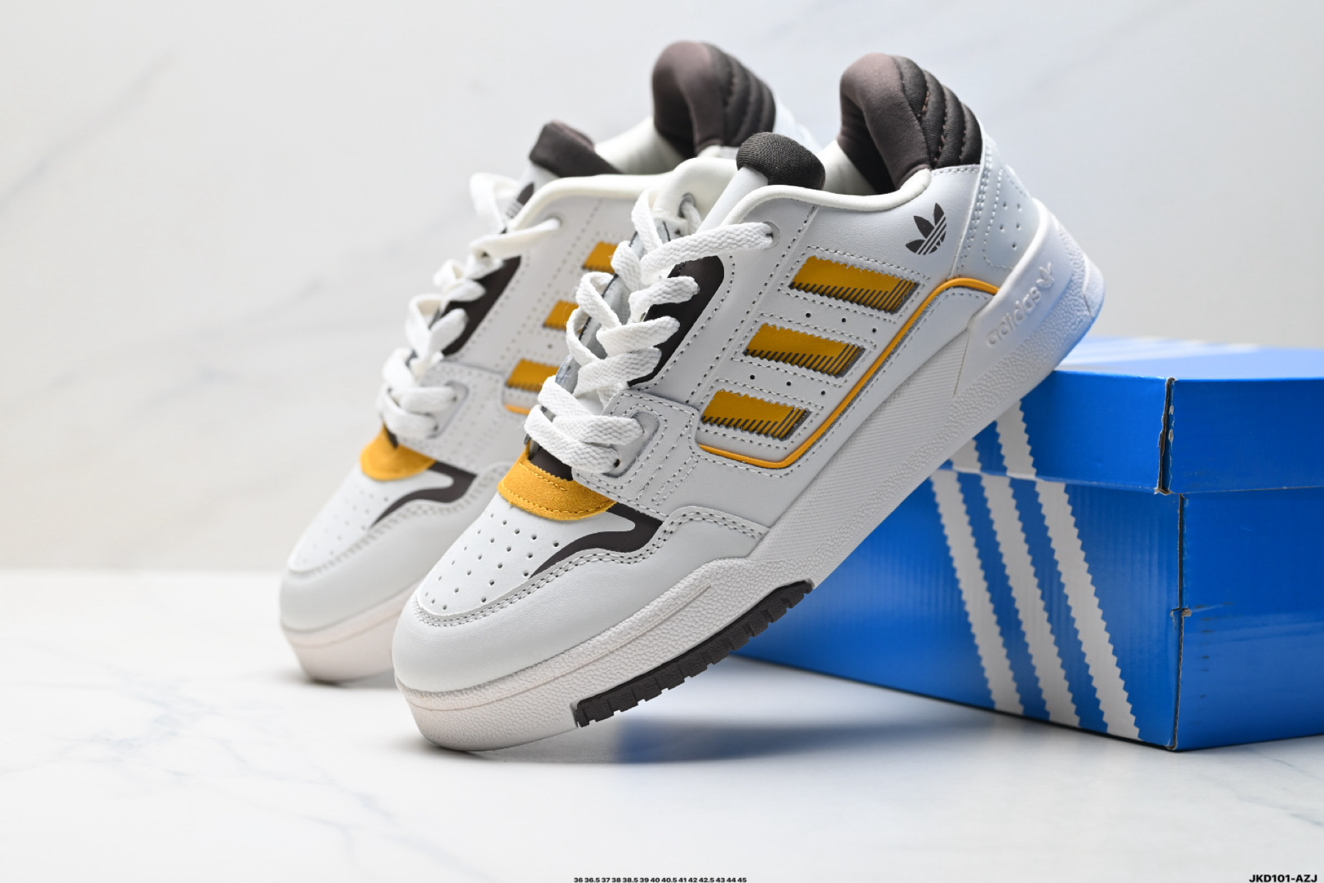 Adidas Originals Drop Step 42 Low 2 阿迪达斯 皮革系带 防滑耐磨 低帮板鞋 IG4332