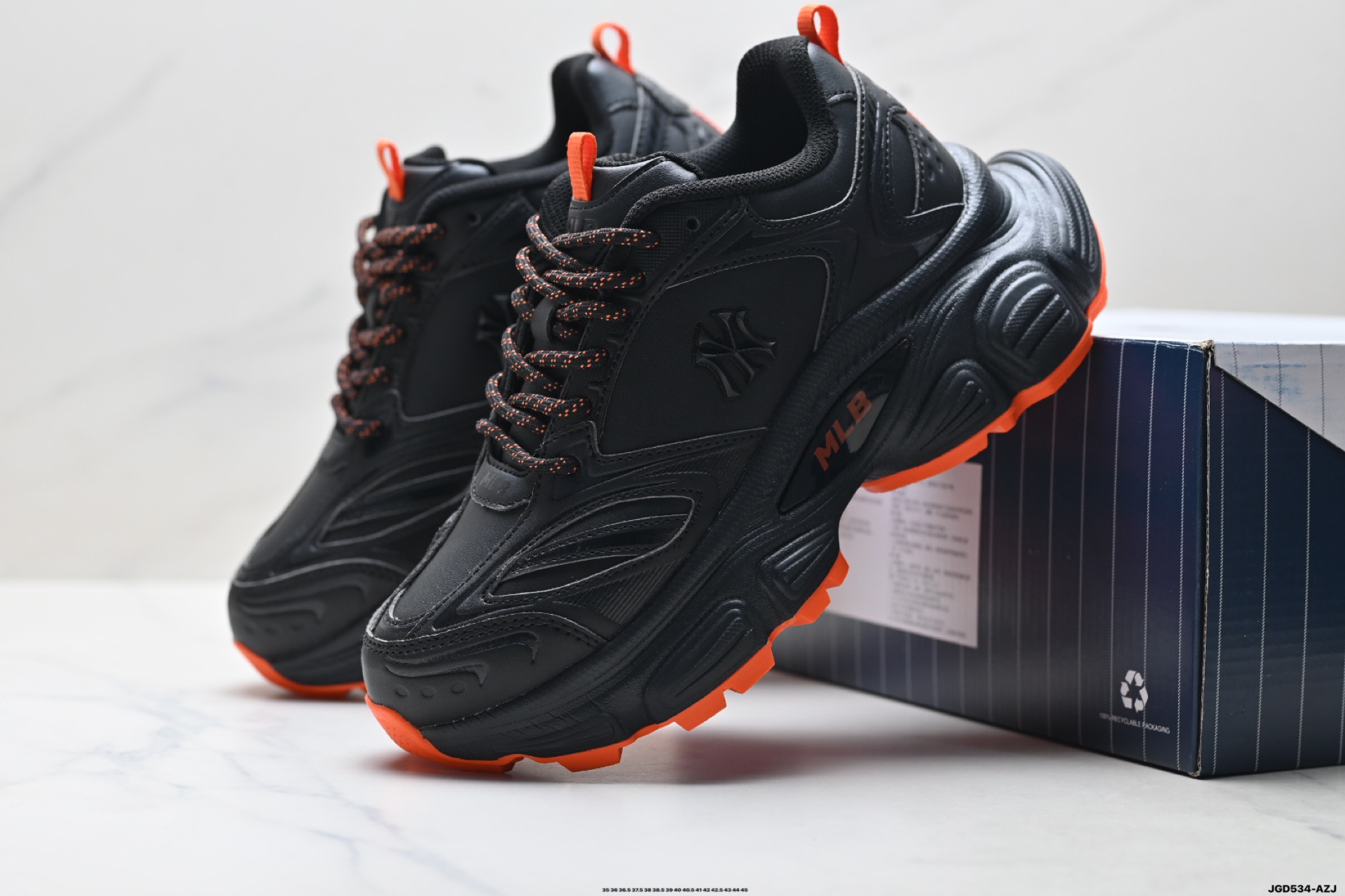 MLB Winner Chunky 百搭舒适休闲潮流运动厚底增高防滑耐磨 低帮 老爹鞋 3ASHWO05N