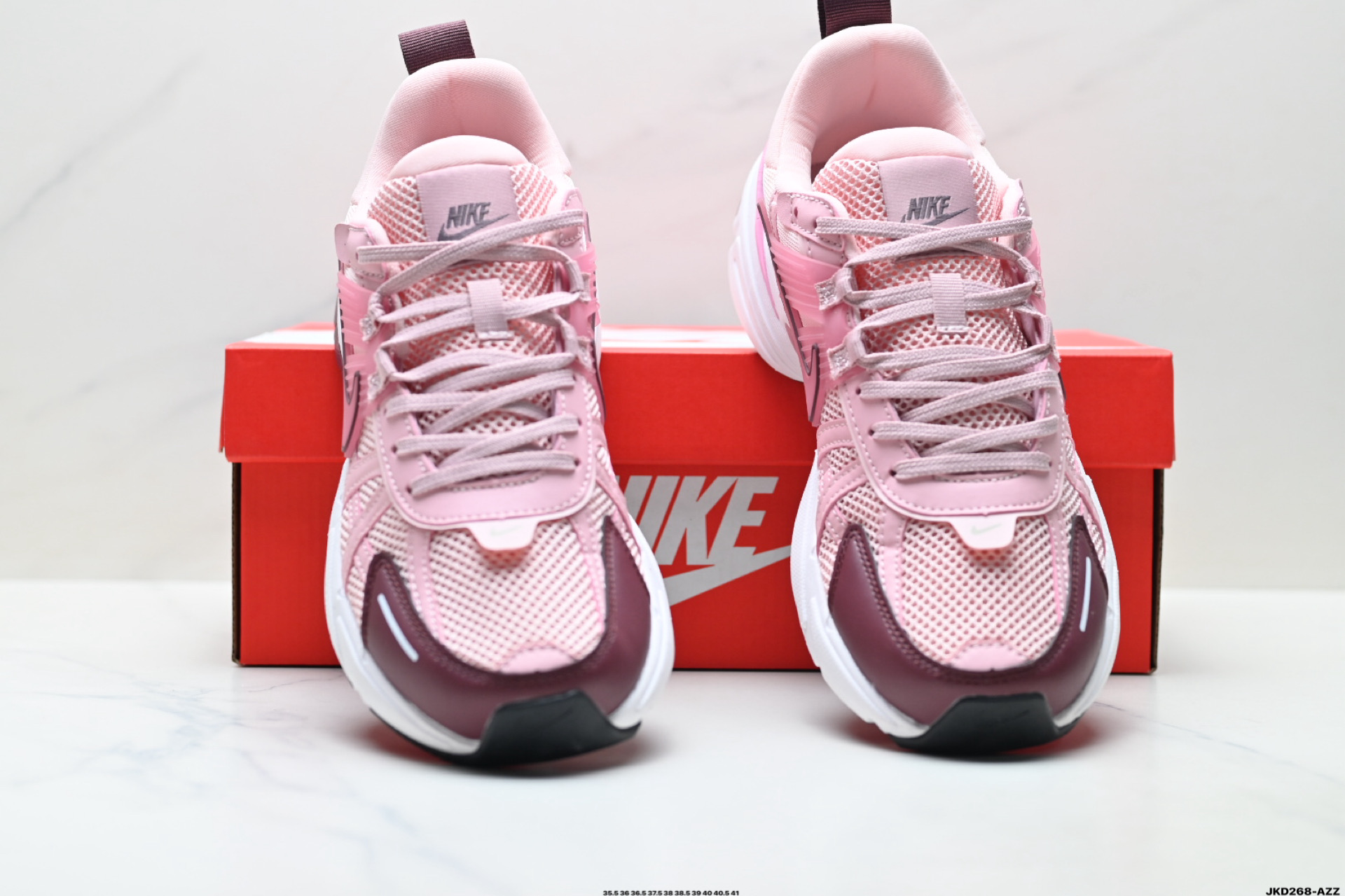 NIKE V2K RUN 复古风潮 耐克 网面透气运动鞋 灰银紧致 FN0738-106