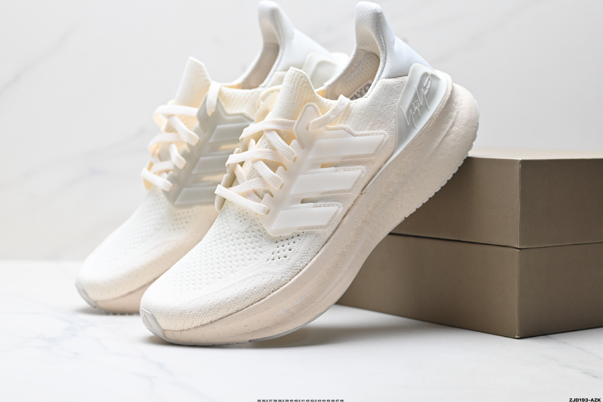 Y-3 Adidas Ultraboost 5 阿迪达斯 耐磨缓震 Boost 爆米花 休闲运动跑鞋 JP7489