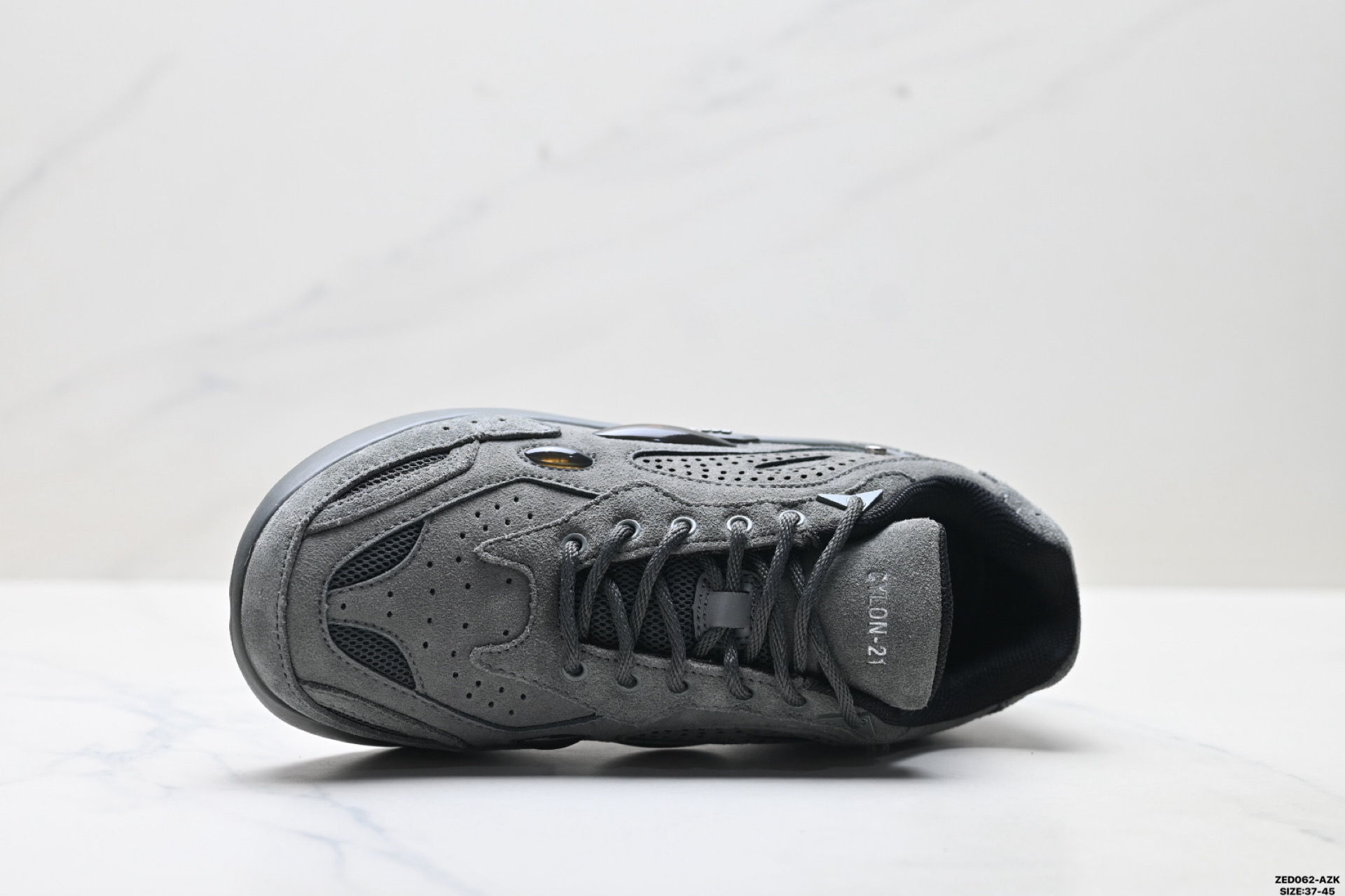 280 RAF SIMONS CYLON-21 潮流运动 织物皮革 圆头系带 低帮休闲鞋 HR740007S-0047