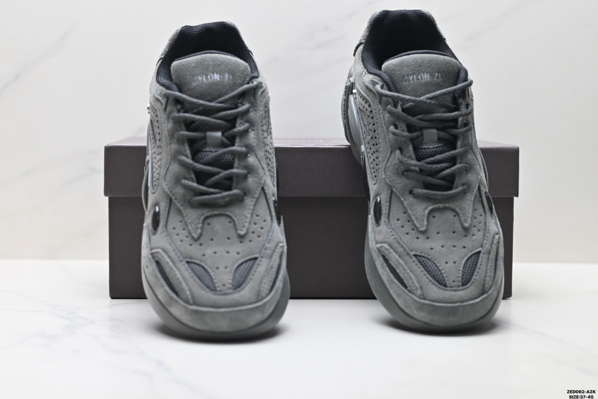 280 RAF SIMONS CYLON-21 潮流运动 织物皮革 圆头系带 低帮休闲鞋 HR740007S-0047