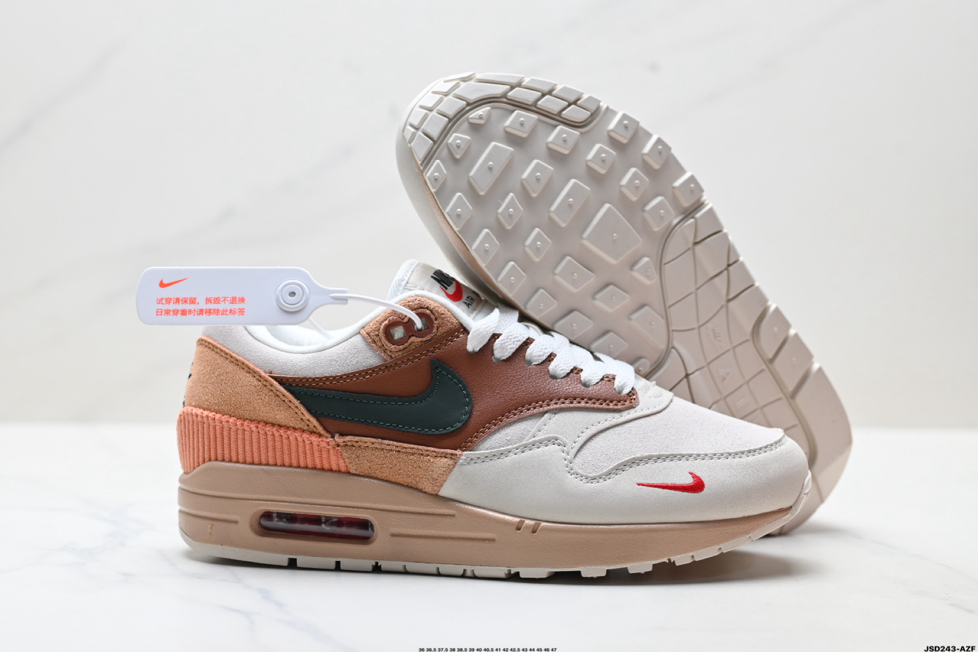 Nike Air Max 1 耐克气垫 缓震 耐磨运动鞋 CV1638-200-莆田鞋,莆田鞋货源,高仿鞋,高仿鞋货源,安福档口,莆田高仿鞋,莆田鞋批发,高仿鞋批发,莆田高仿运动鞋,高仿运动鞋,莆田运动鞋 Nike Air Max 1 耐克气垫 缓震 耐磨运动鞋 CV1638-200