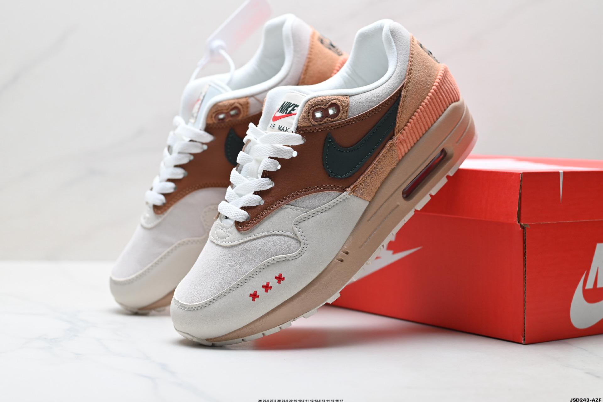 Nike Air Max 1 耐克气垫 缓震 耐磨运动鞋 CV1638-200-莆田鞋,莆田鞋货源,高仿鞋,高仿鞋货源,安福档口,莆田高仿鞋,莆田鞋批发,高仿鞋批发,莆田高仿运动鞋,高仿运动鞋,莆田运动鞋 Nike Air Max 1 耐克气垫 缓震 耐磨运动鞋 CV1638-200