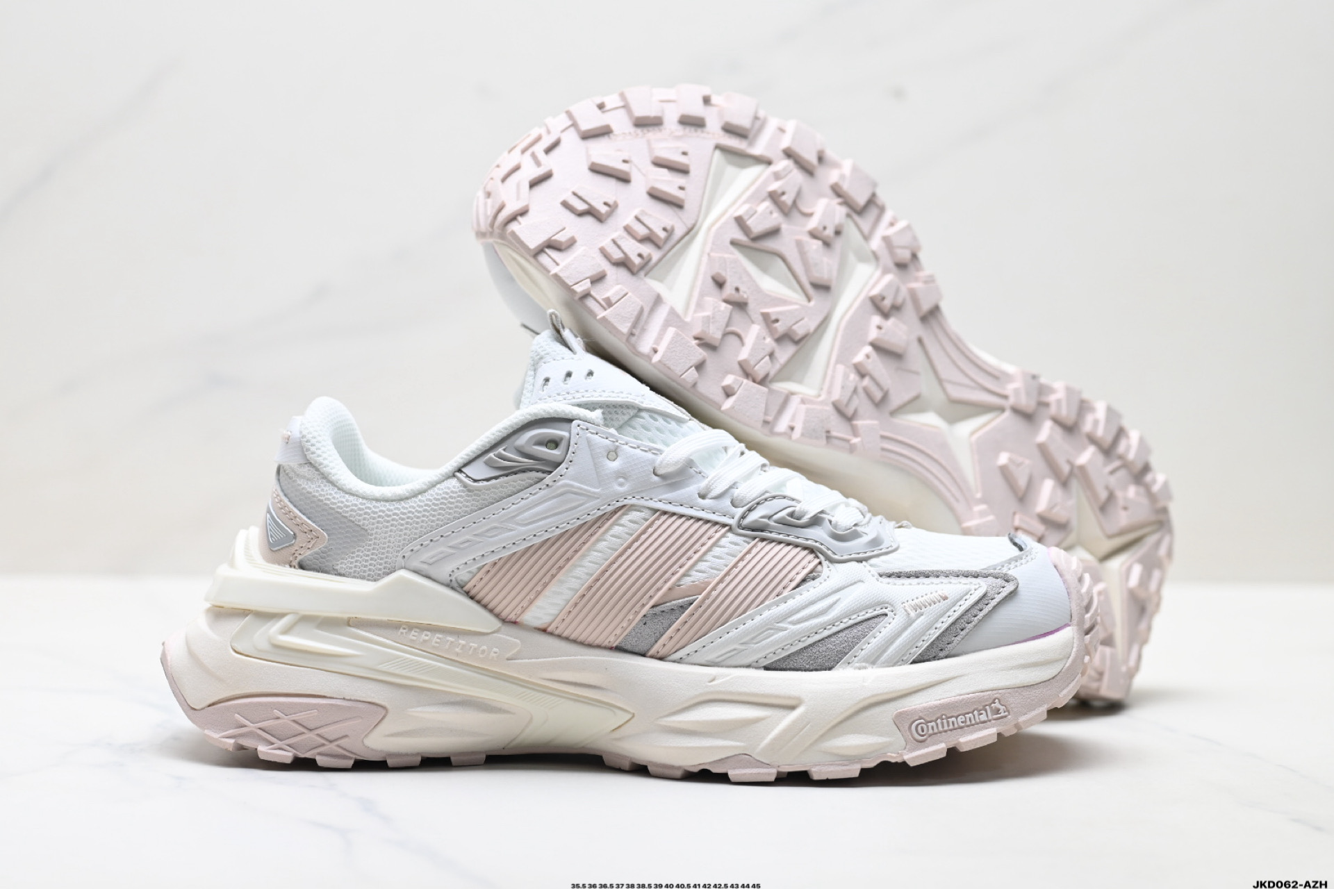 公司级✅Adidas XLG STORM EDGE 阿迪达斯 舒适 防滑 老爹鞋 鞋面由轻薄透气的网布制成 提供卓越的空气流通性能 中底使用品牌独有的Bounce缓震技术 帮助减少地面对关节的冲击力 提升整体的舒适性 鞋子的设计风格简约大气 同时兼顾功能性和美感 适用于各种场景 货号:JQ4085 ID:JKD062-AZH