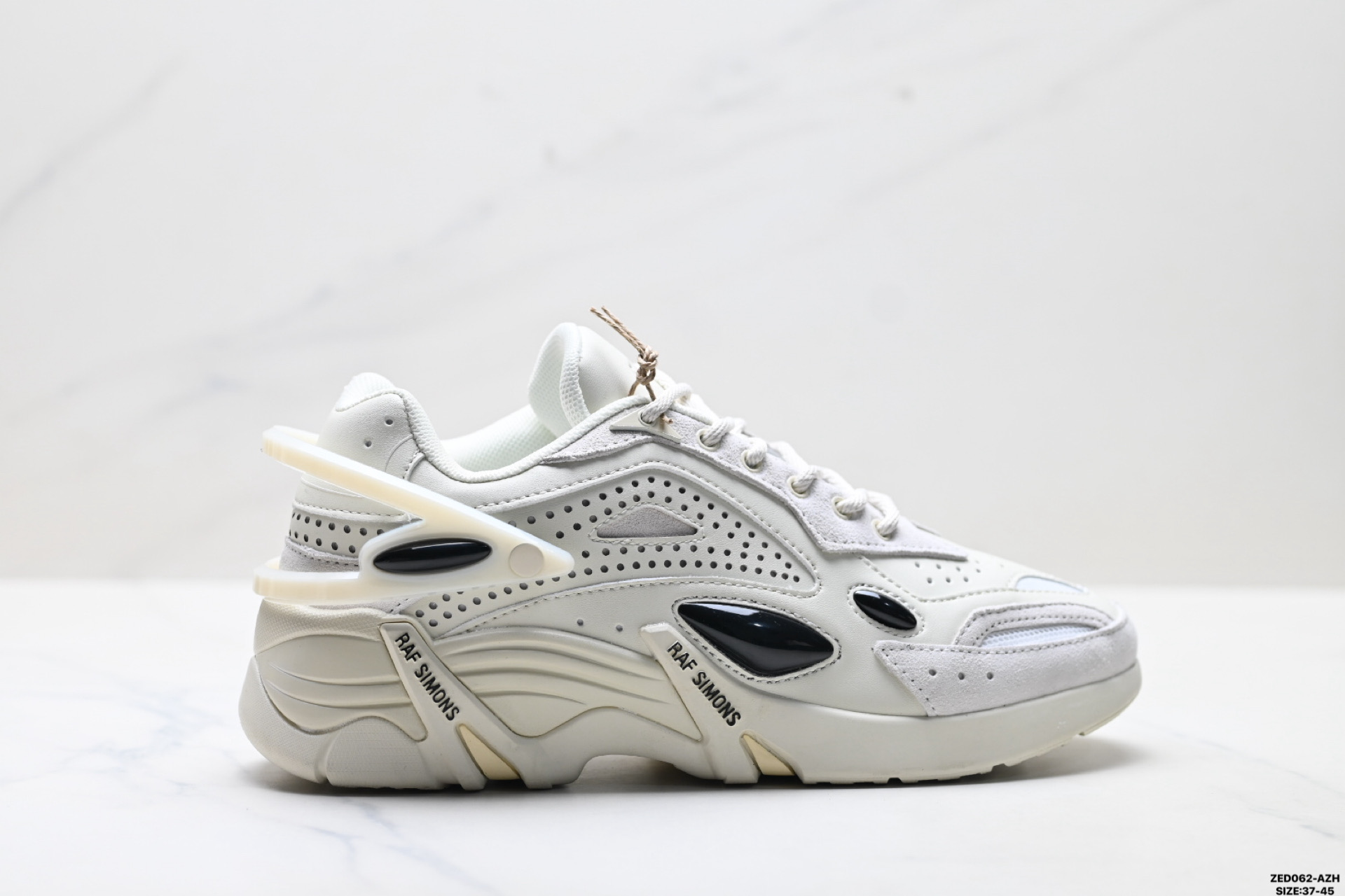 280 RAF SIMONS CYLON-21 潮流运动 织物皮革 圆头系带 低帮休闲鞋 HR740008L-0003