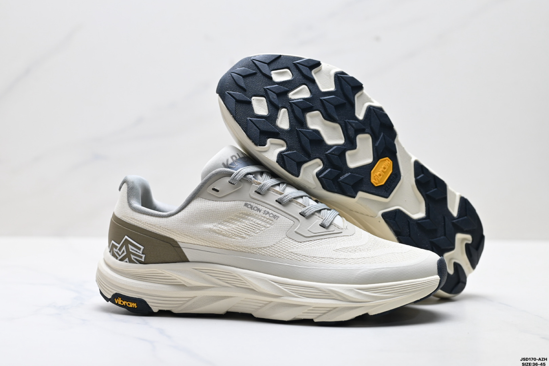 220 可隆KOLON SPORT 抓地V底巴斯夫轻盈KRUST越野跑鞋 LUFH5AN001