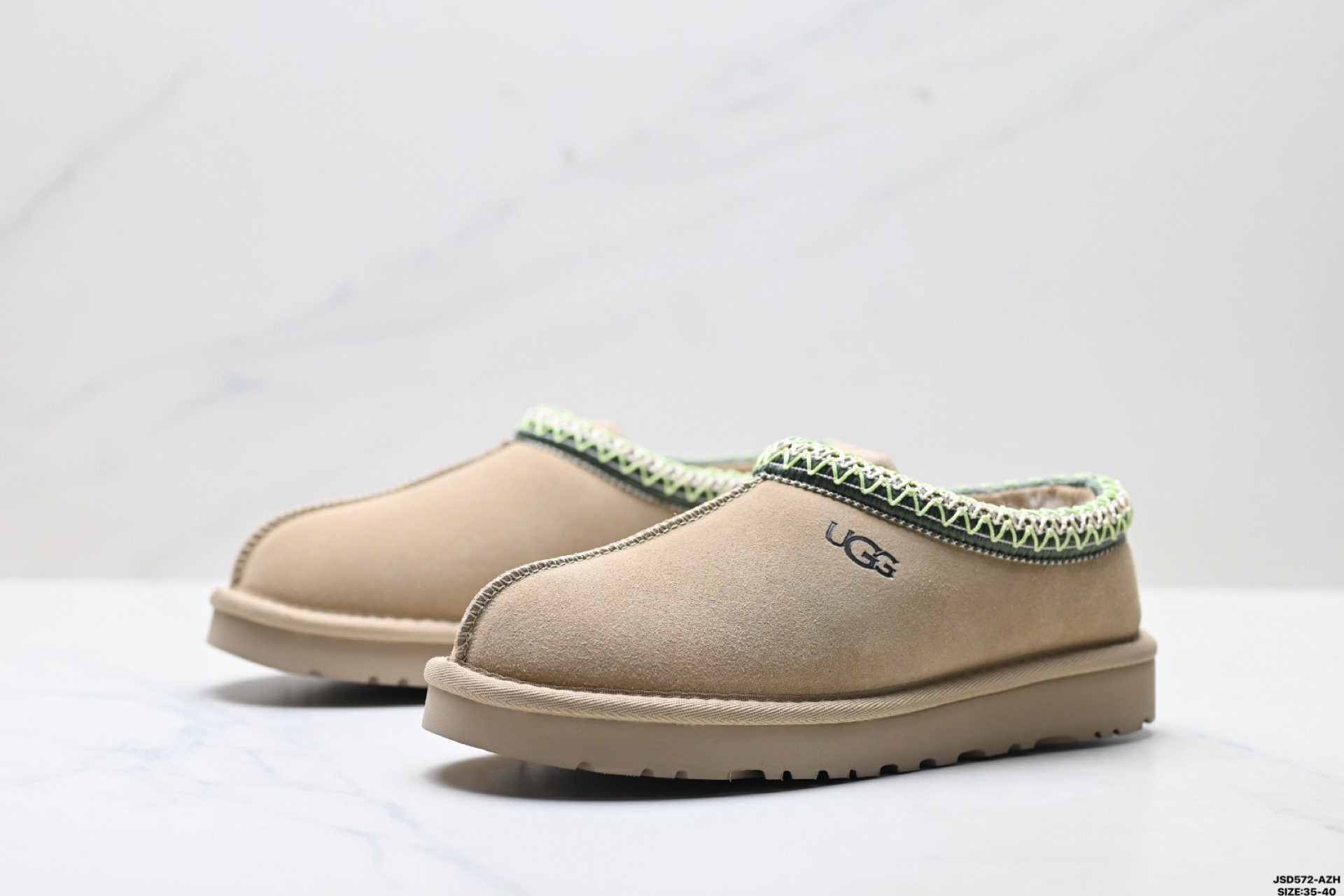 220 UGG TAZZ 舒适柔软时尚 耐磨增高保暖 民族风一脚蹬保暖雪地靴