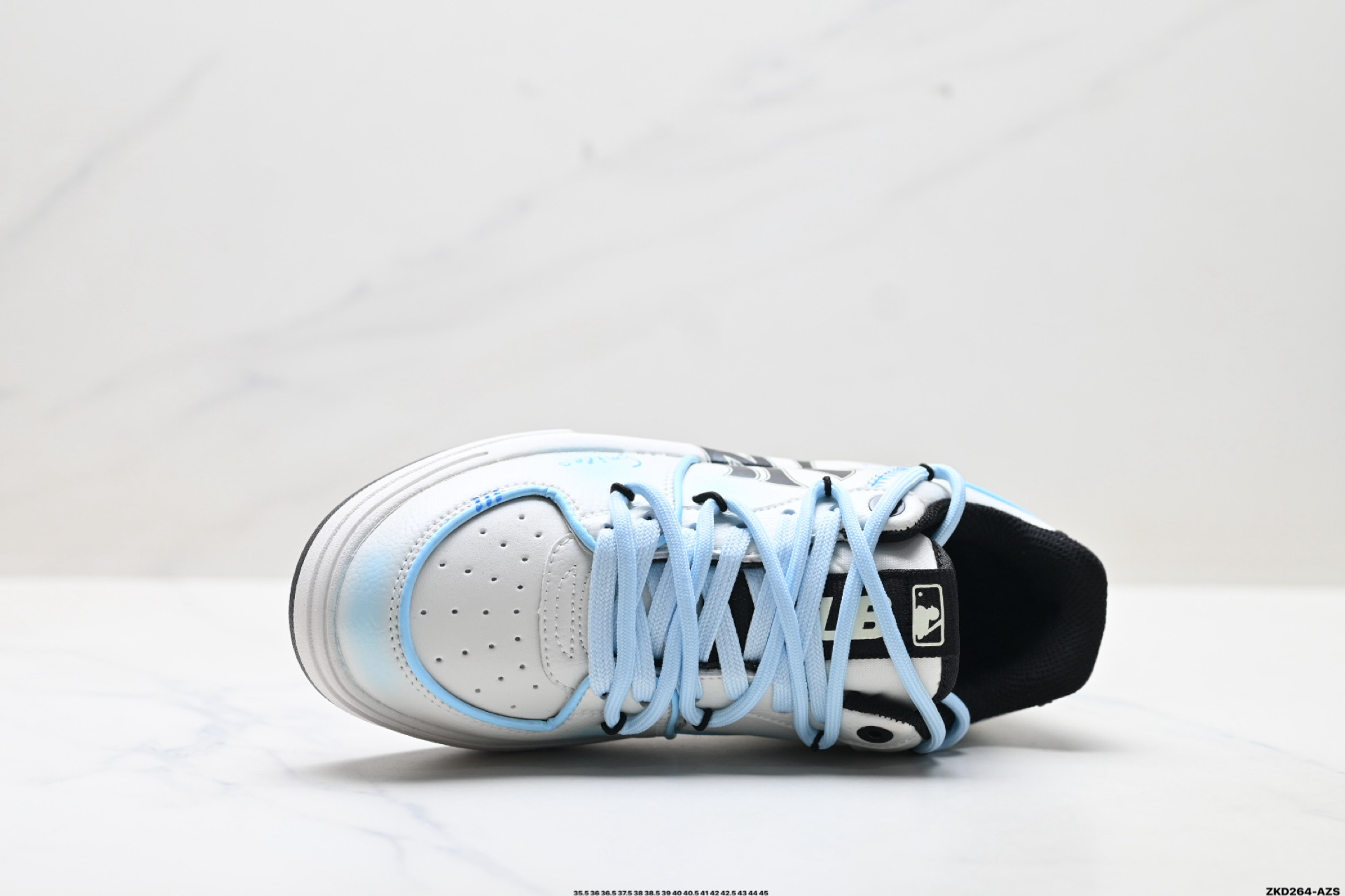 MLB Chunky Liner PU ‘DIY定制’ 简约时尚 百搭 包裹性保暖防滑防水减震 低帮 板鞋 3ASXCA12N